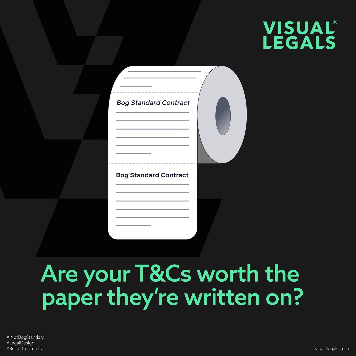 Are your T&amp;Cs worth the paper they're written on?

#NotBogStandard
#LegalDesign
#BetterContracts