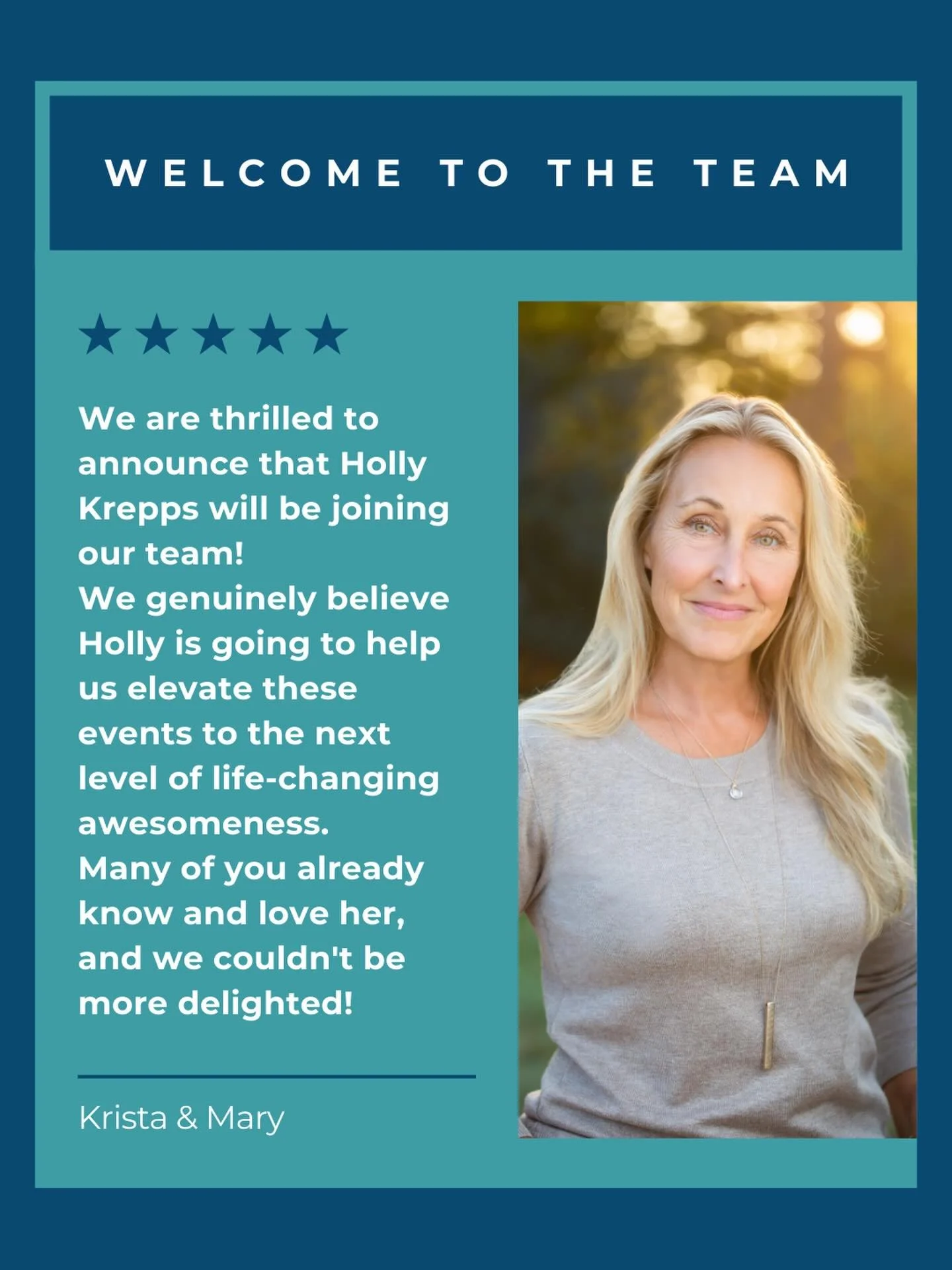 Welcome to the team, Holly✨

Holly&rsquo;s lifelong devotion to embodied wisdom, healing practices, and authentic connection brings tremendous richness to the Wellness on the Water and Yoga on the Mountain experience. 🪷

Join Holly and the rest of o