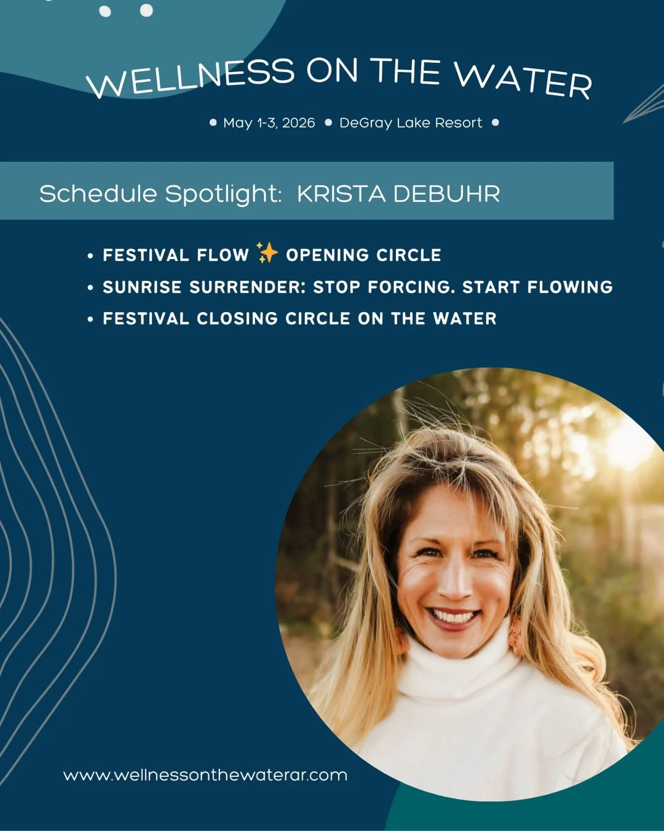 Krista DeBuhr is a wellness facilitator who believes healing and growth happen best in supportive, connected environments. With a background in movement, mindfulness, and habit-based wellness, she helps people reconnect with their bodies, quiet their
