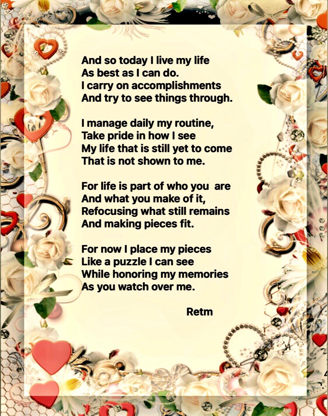 Puzzle Pieces of Life- a poem