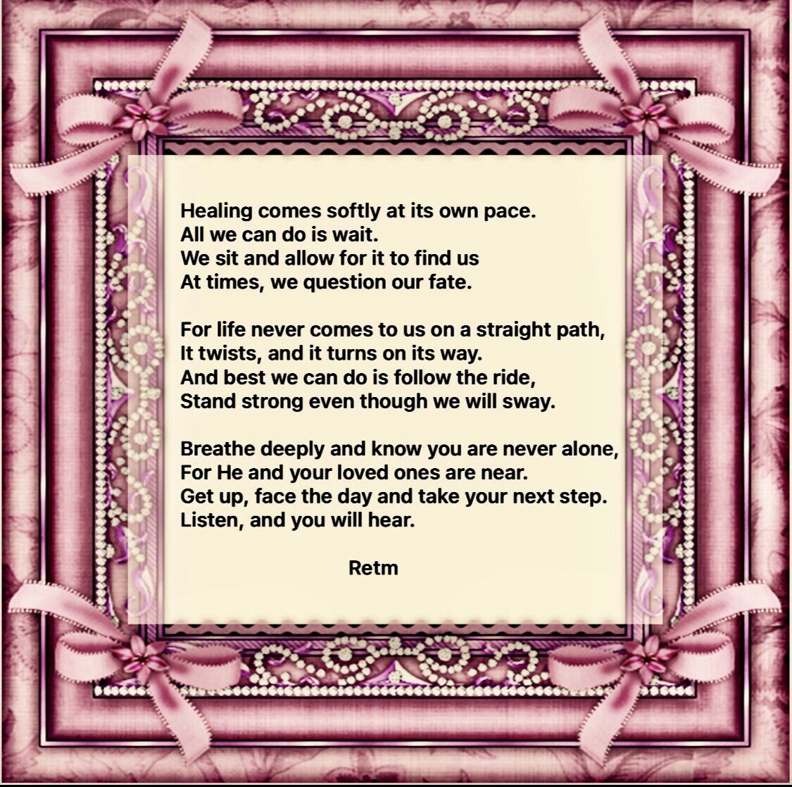 You will Hear- a poem
