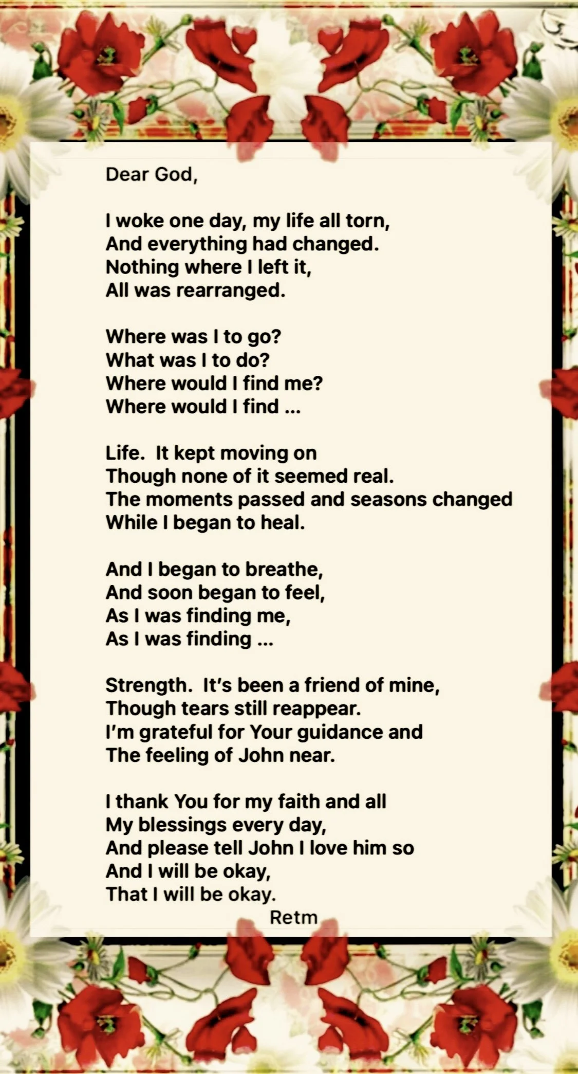 Dear God- a poem