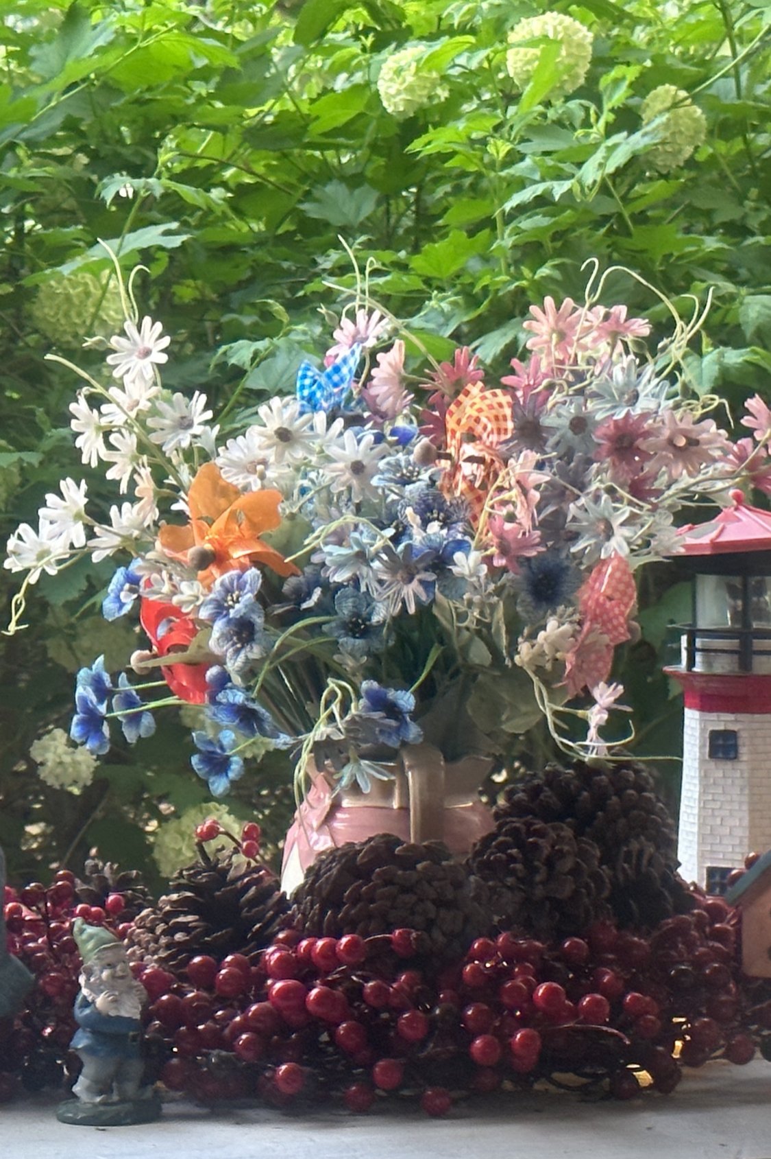 Flowers and Pin Wheels