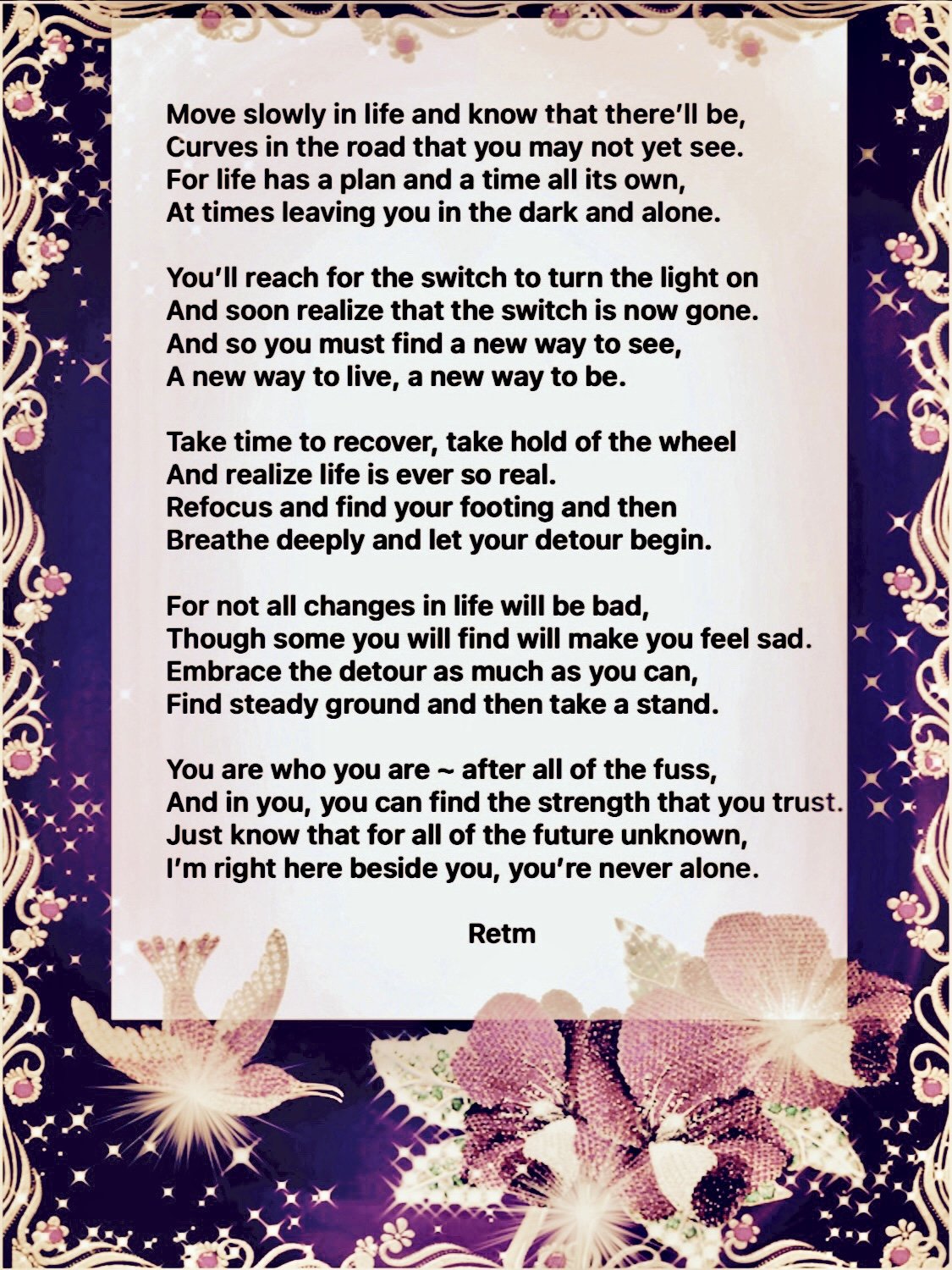 Never alone- a poem