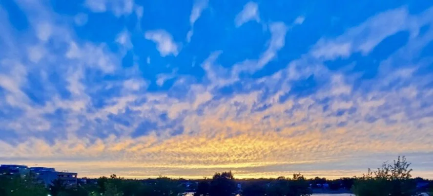 The sunset at Play