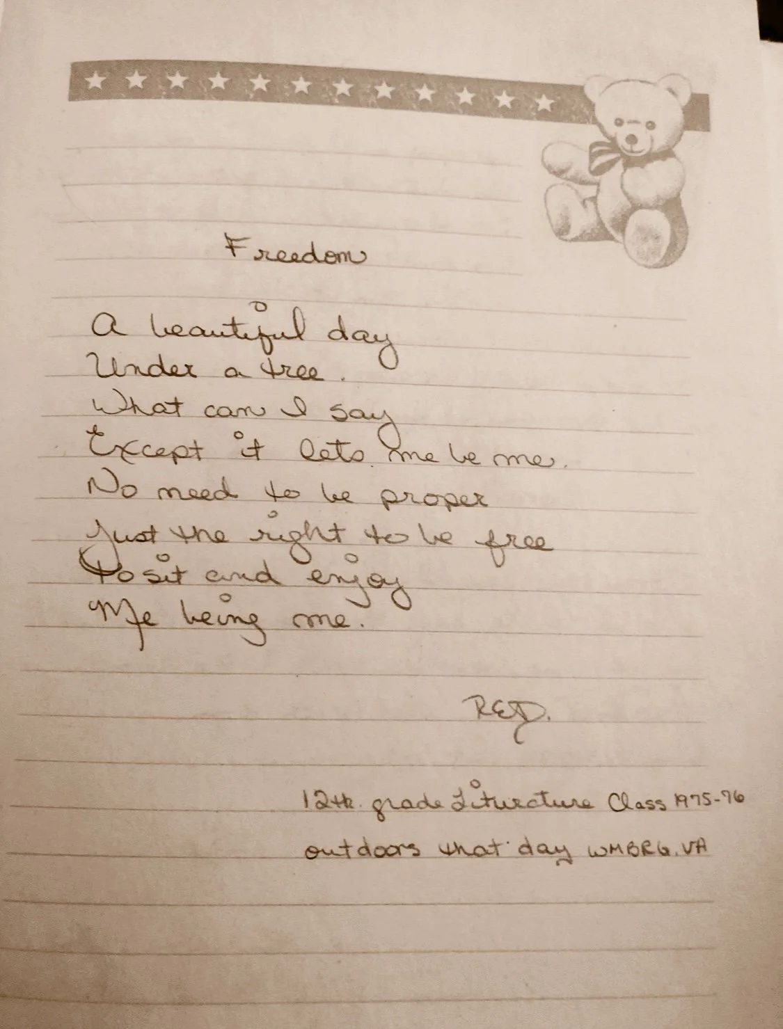 Freedom- an early poem