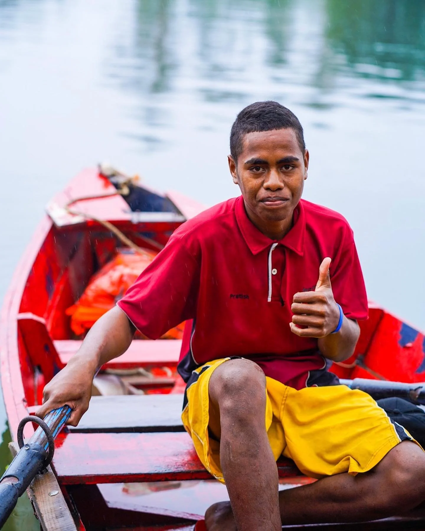 &ldquo;I&rsquo;m 19 and I live in Deuba. Two brothers used to row this boat but they both died this year so sometimes I row the boat for some money. It closes at 7pm. I didn&rsquo;t really like school, I like working with my hands. I&rsquo;d like to 