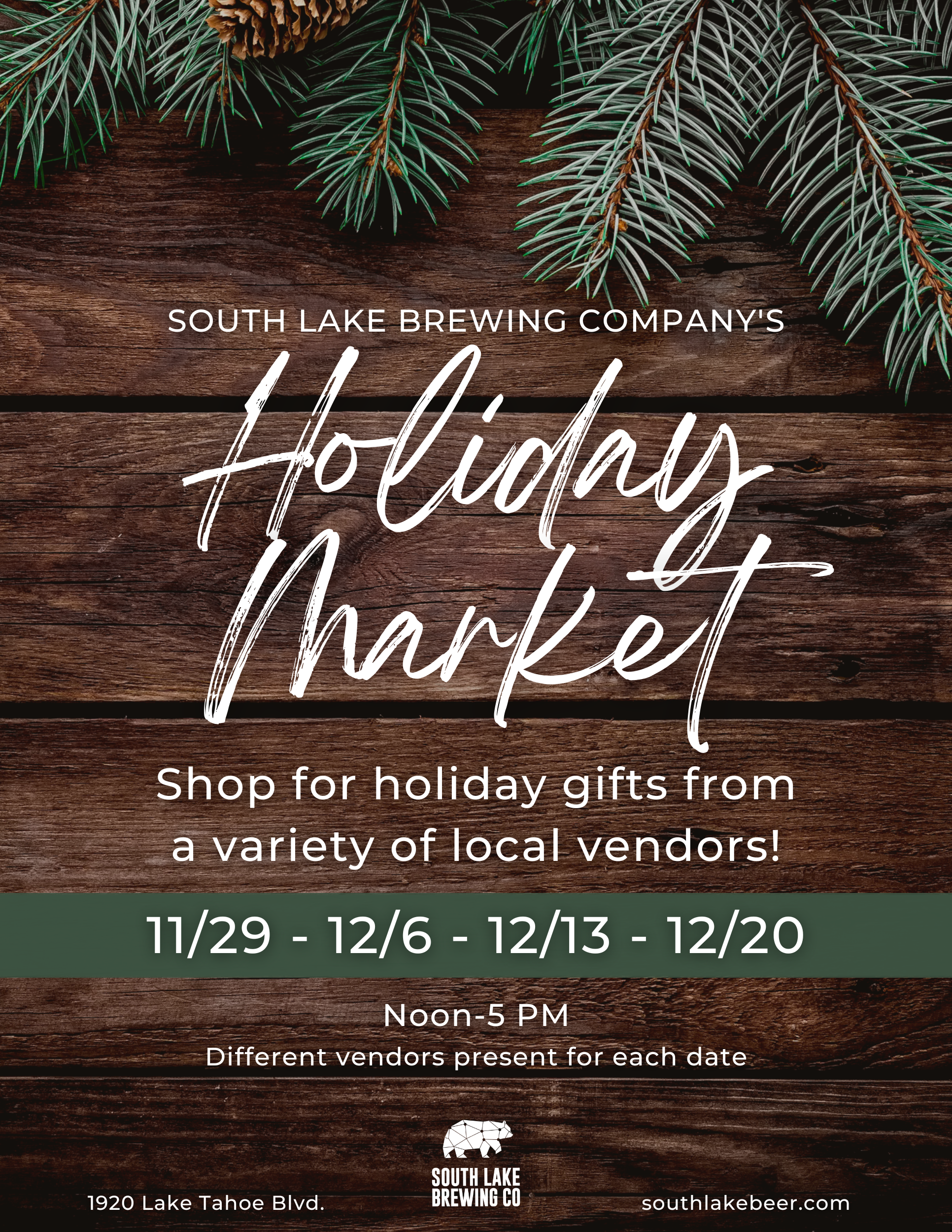 South Lake Brewing Company Holiday Market