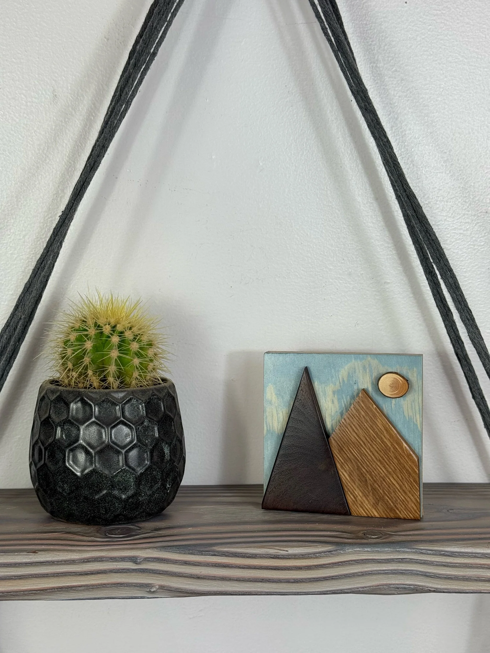 Bitty Blue Sky Exotic Mountain Mosaics