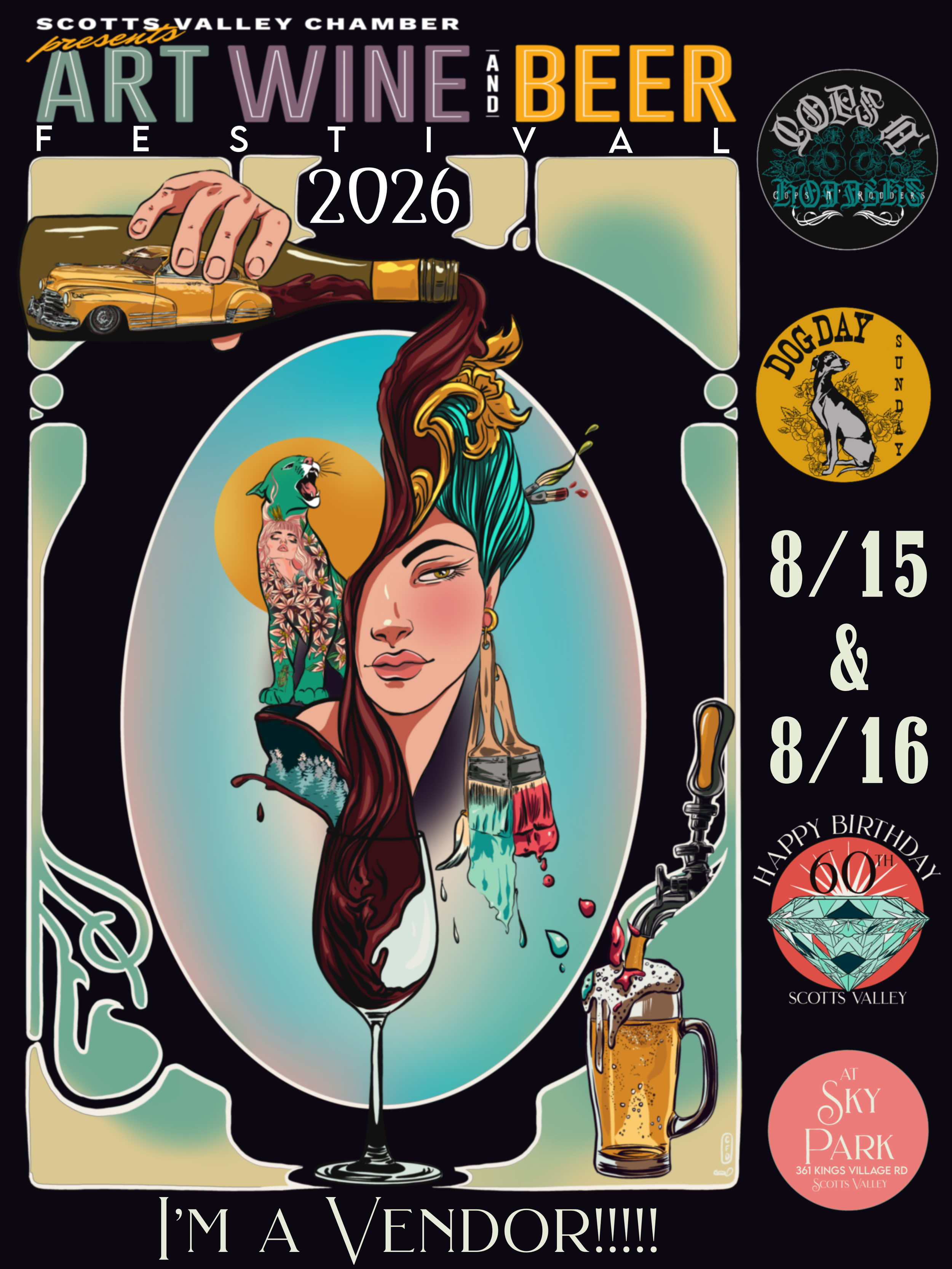 Scotts Valley Art, Wine and Beer Festival