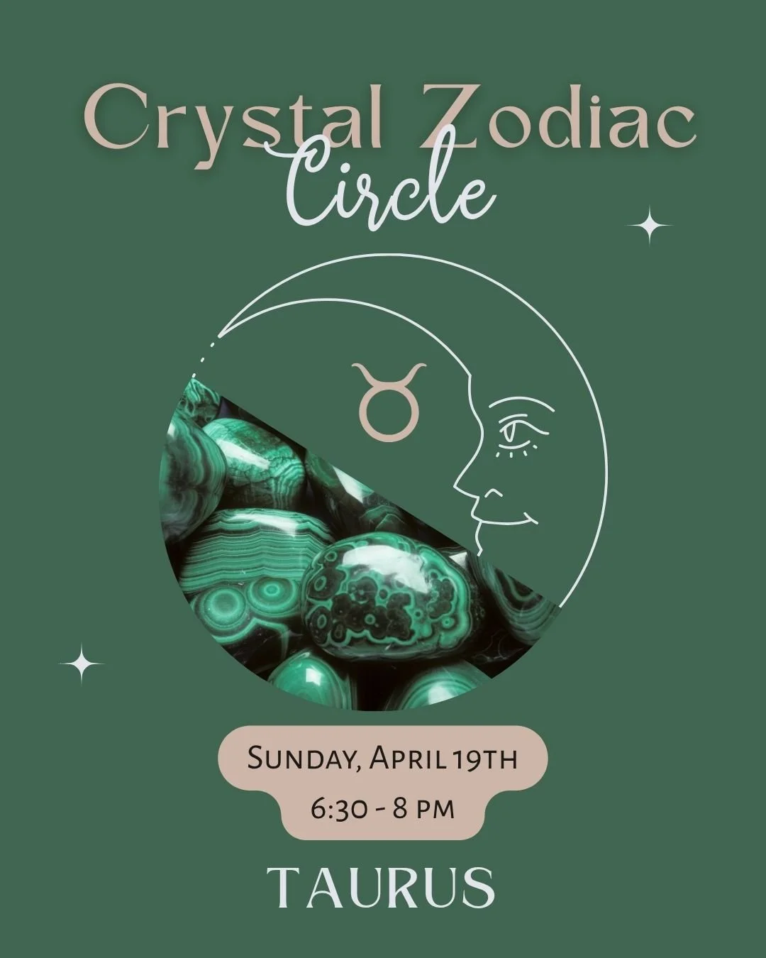 Crystal Zodiac Circle - Taurus