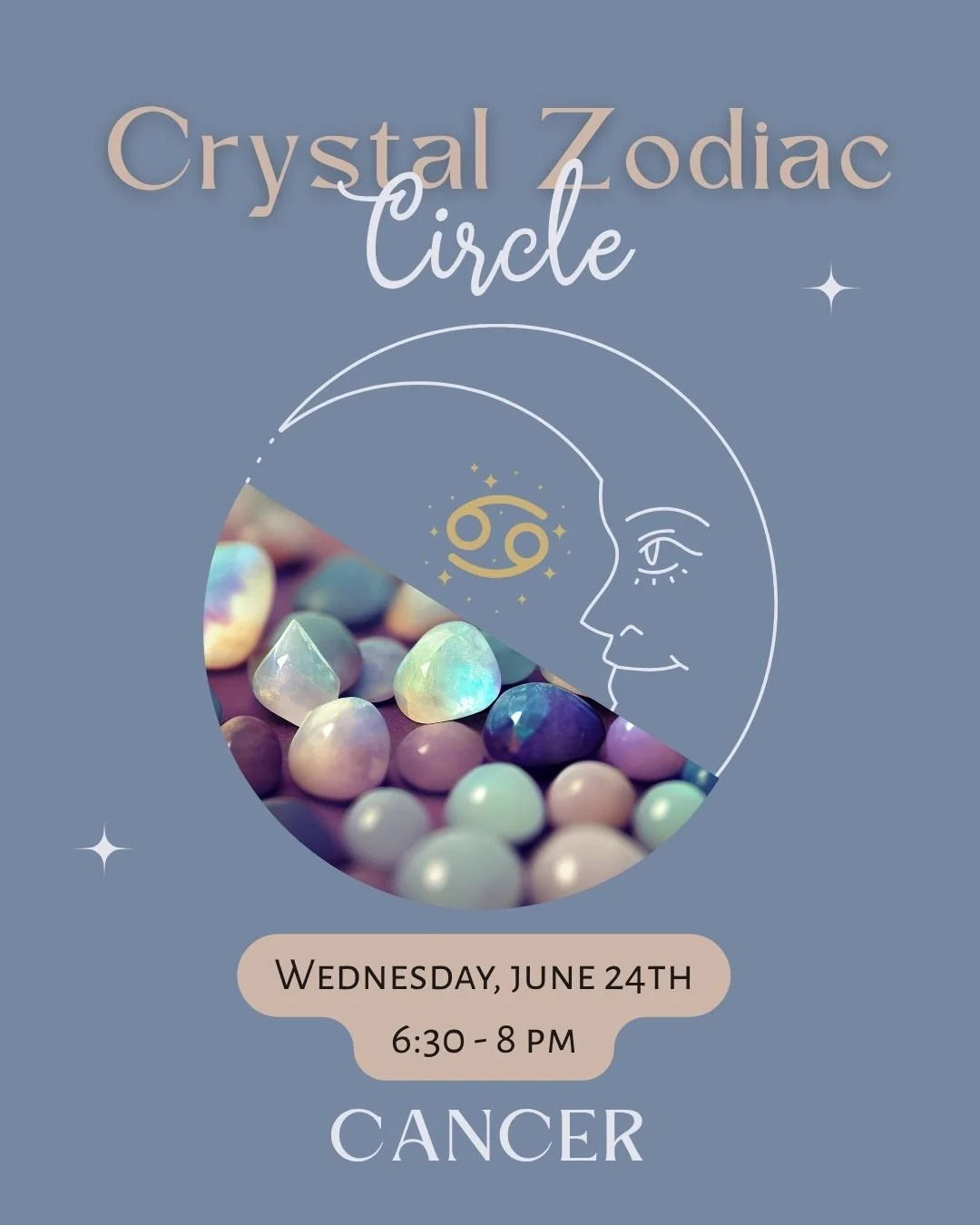 Crystal Zodiac Circle - Cancer