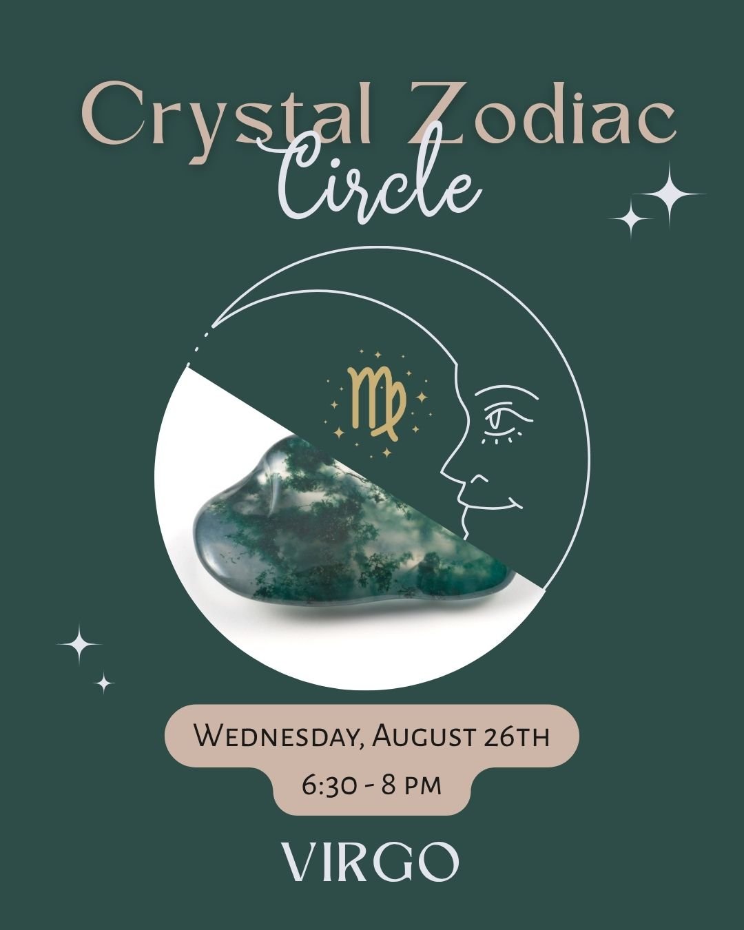 Crystal Zodiac Circle - Virgo