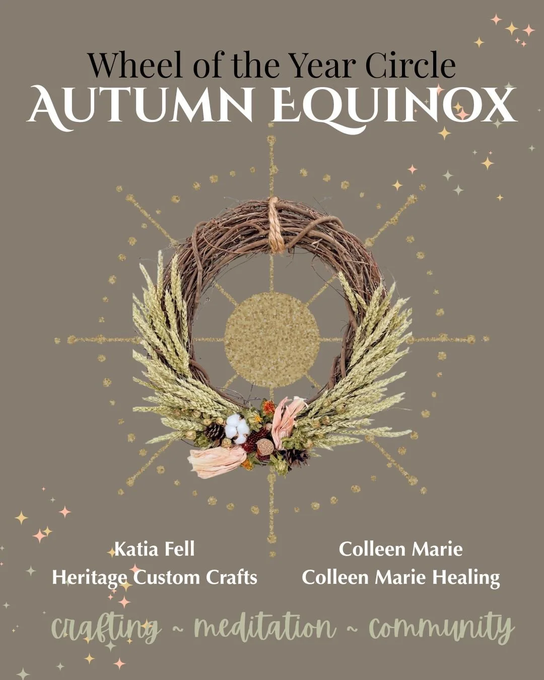 Wheel of the Year Circle - Autumn Equinox