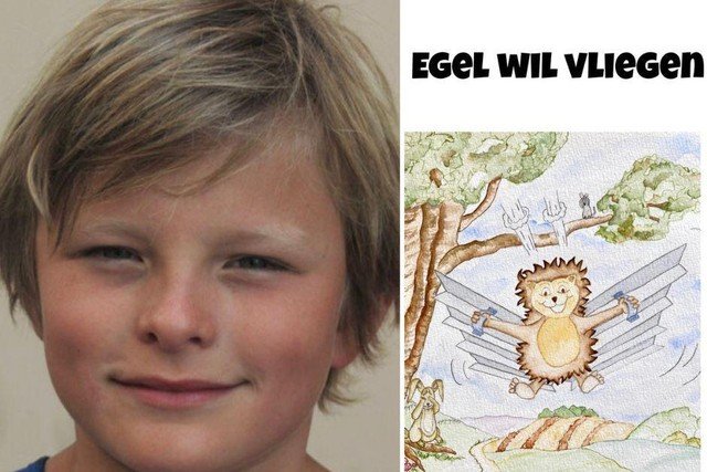 Egel wil vliegen