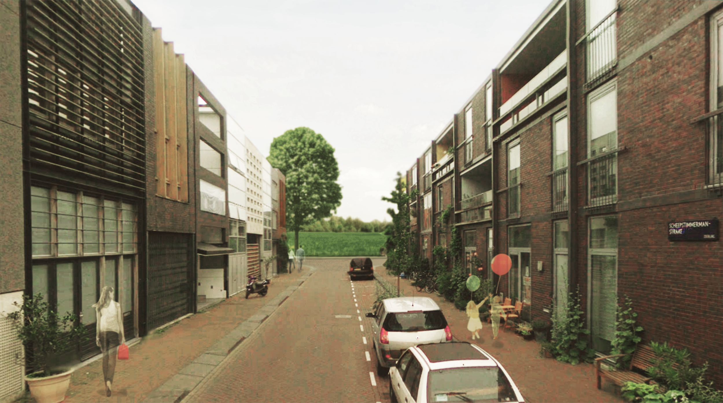 colllage/ rowhouses