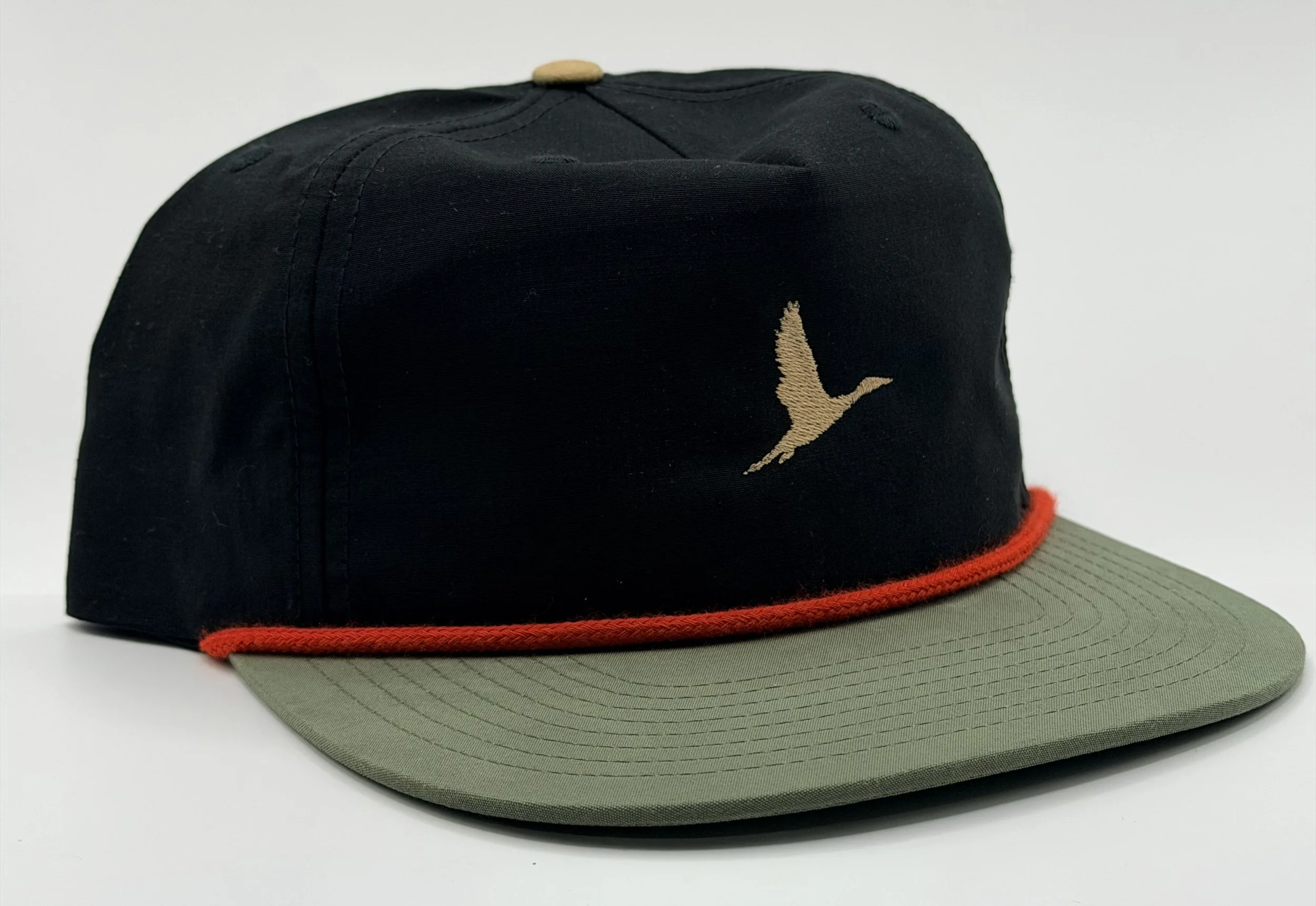 Pintail Rope Cap – Black/Loden/Red