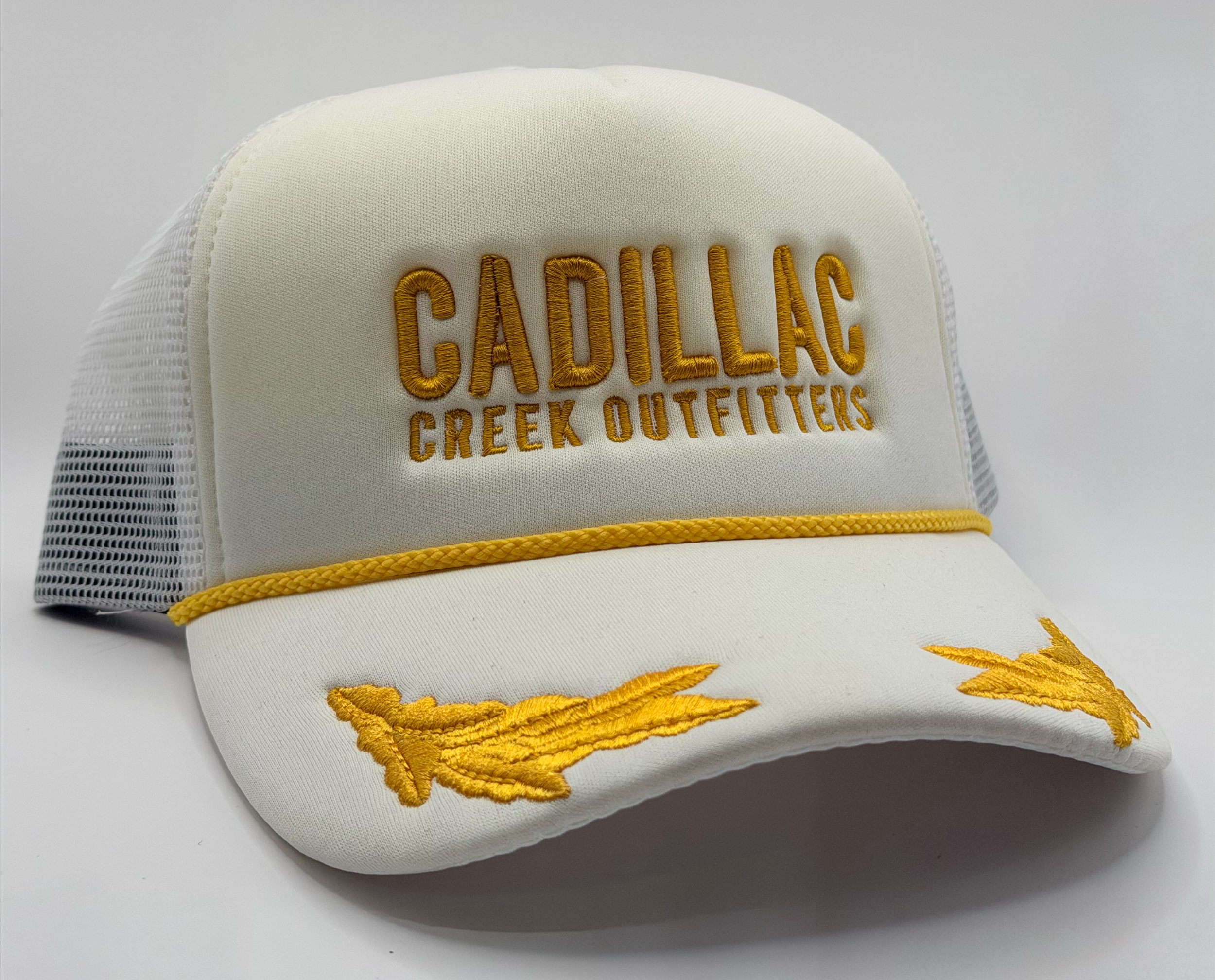 Nashville Foam Trucker - White/Gold