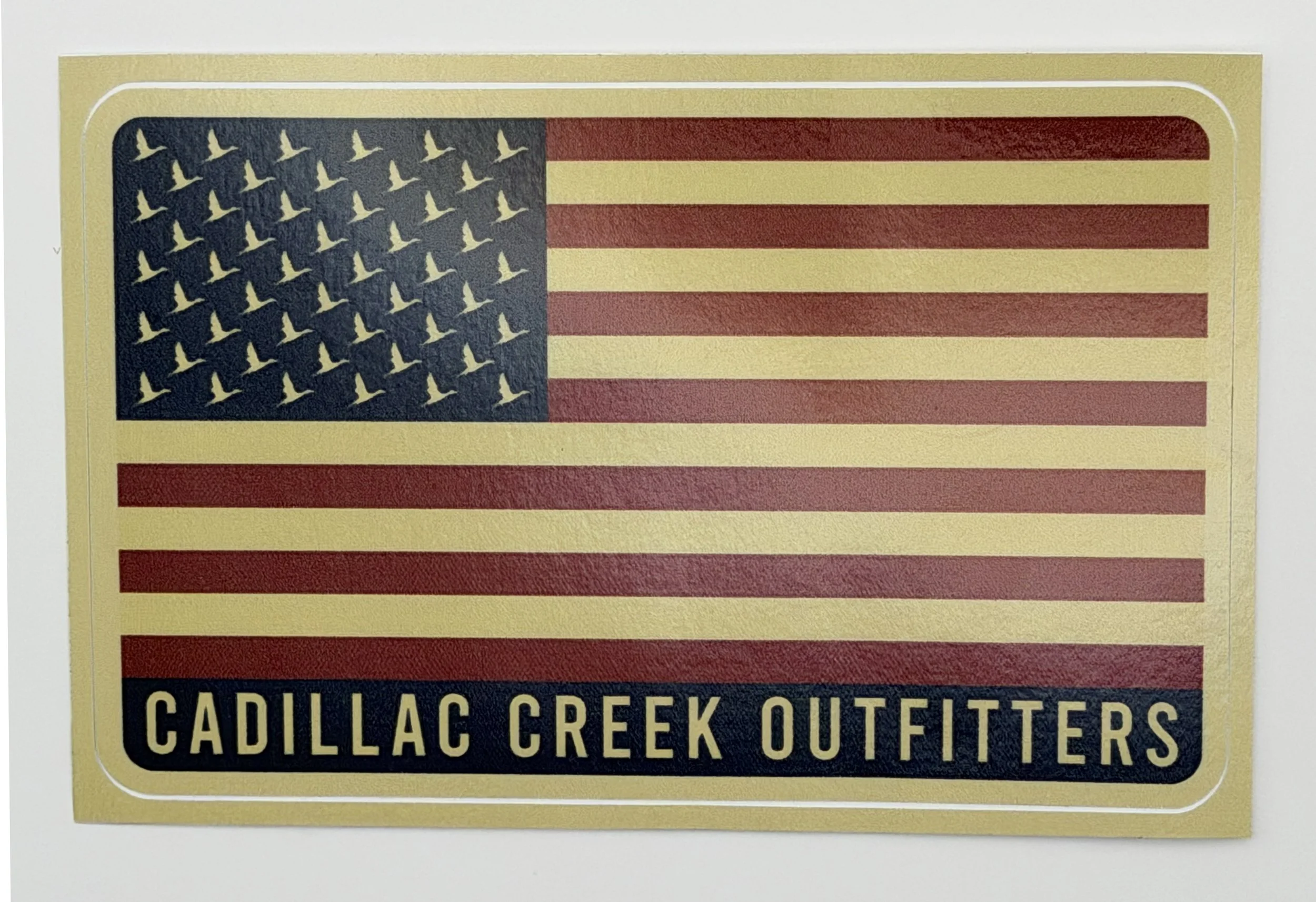 Heritage American Flag Sticker