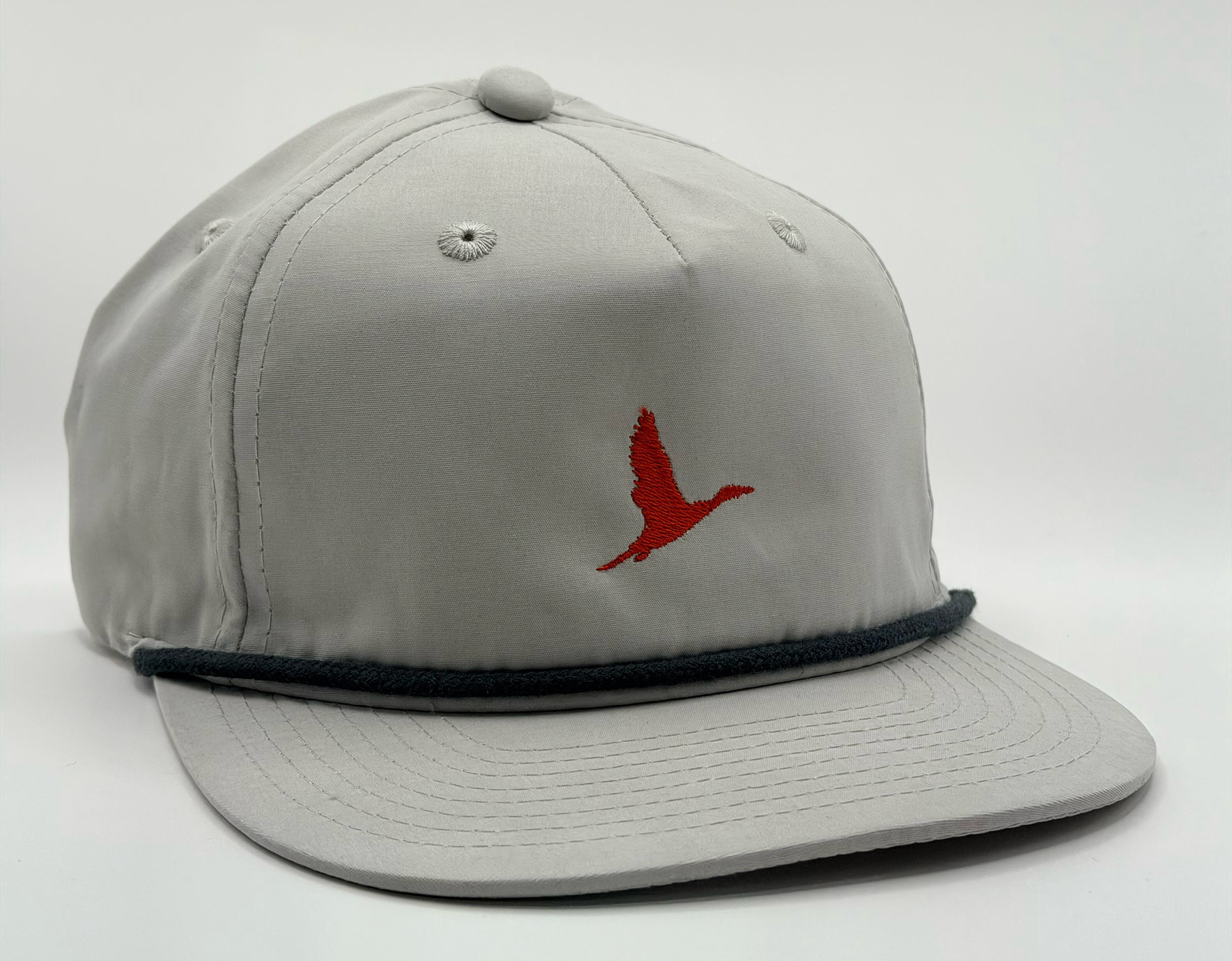 Retro Rope Pintail Cap -  Grey/Red