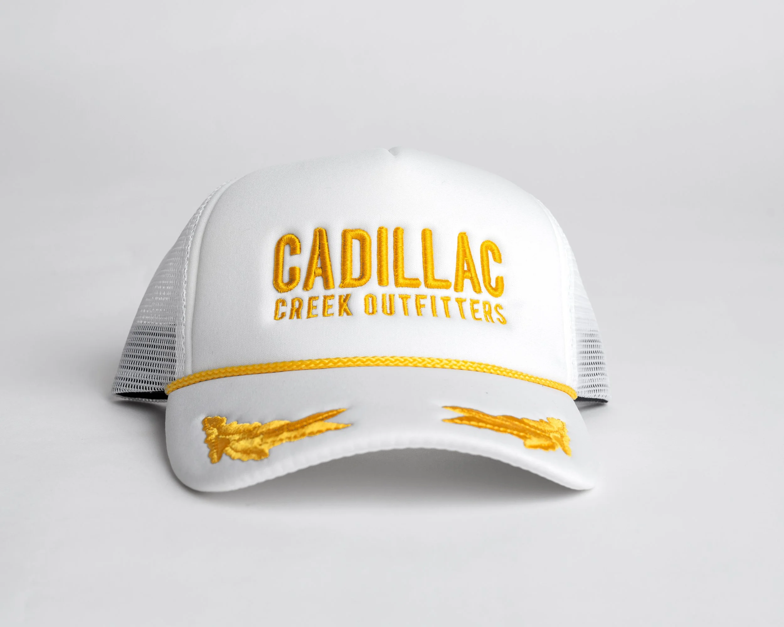 Nashville Foam Trucker - White/Gold - Gold