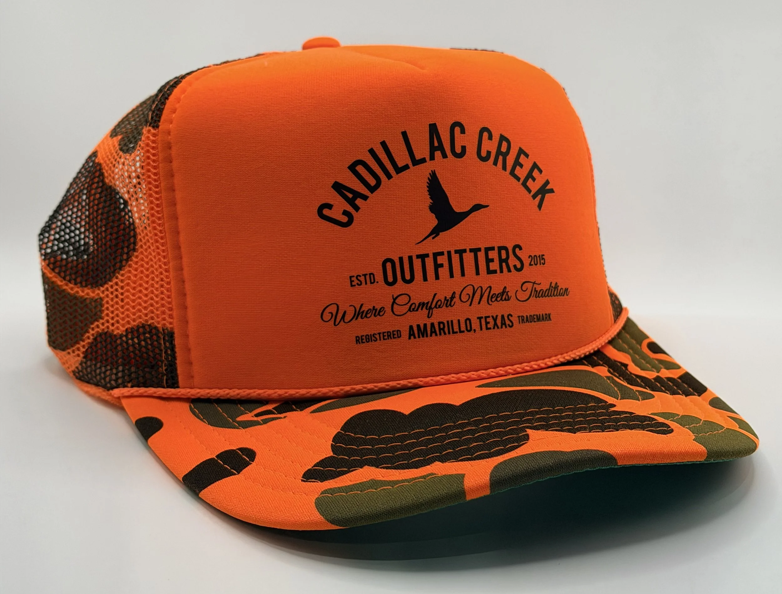 Blaze Camo Foam Trucker Cap