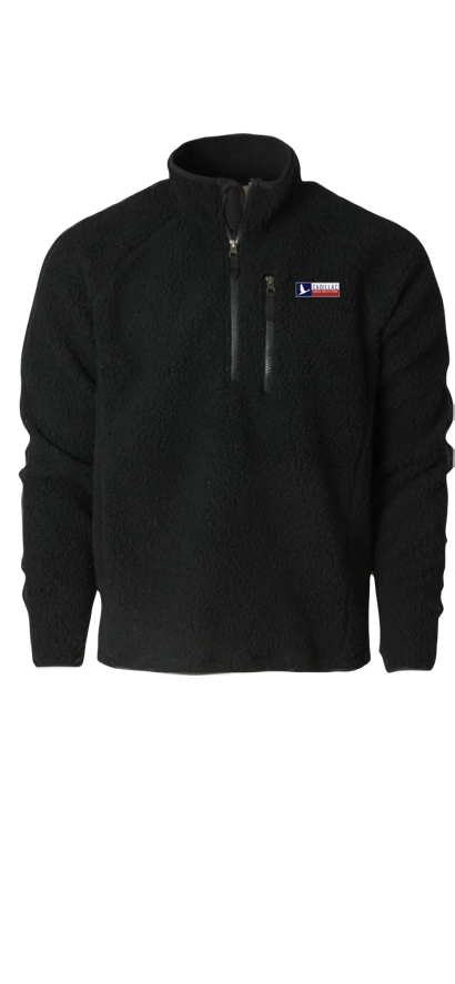CCO x Banded Sherpa 1/2 Zip - Black