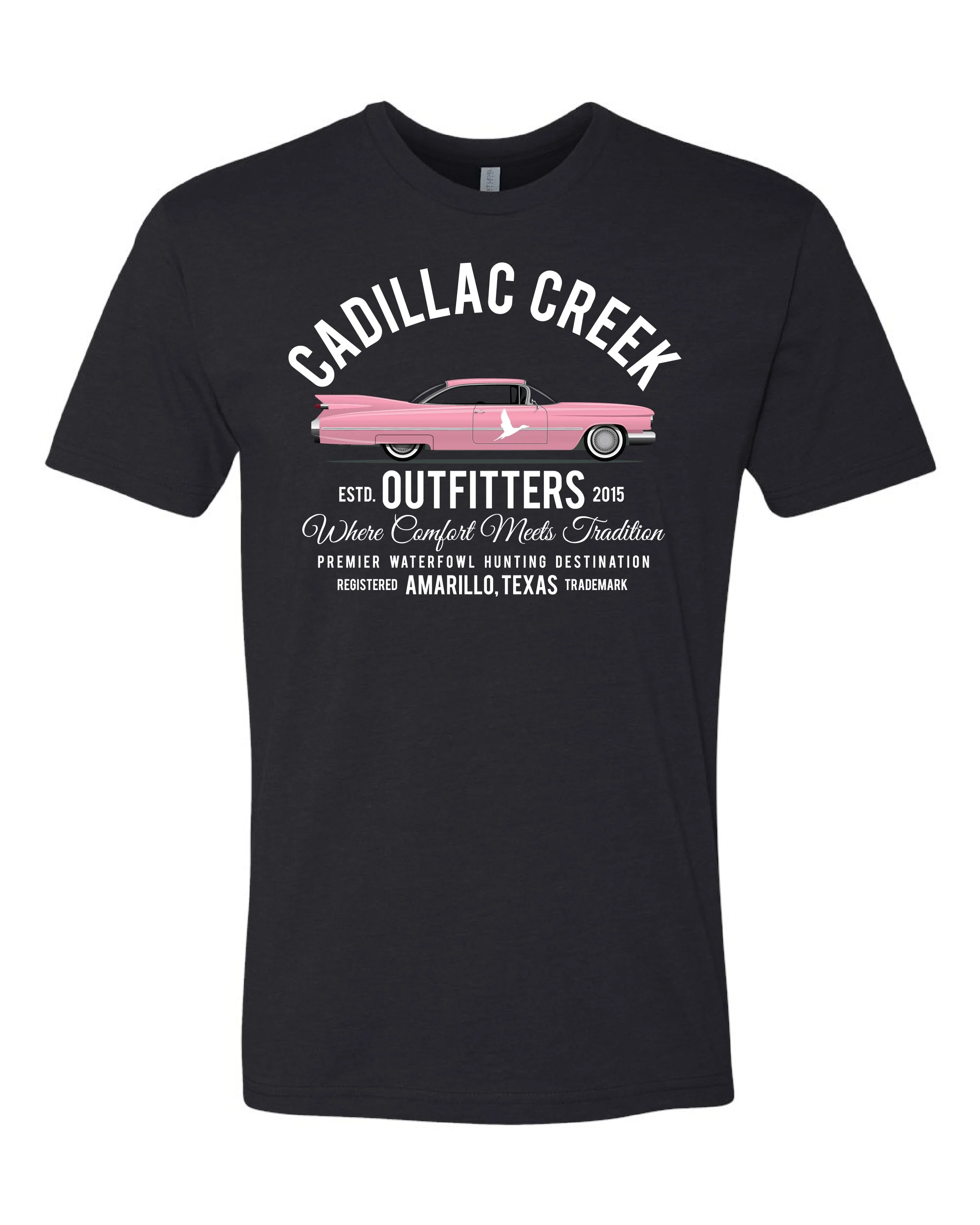 Pink Cadillac Logo Tee - SS
