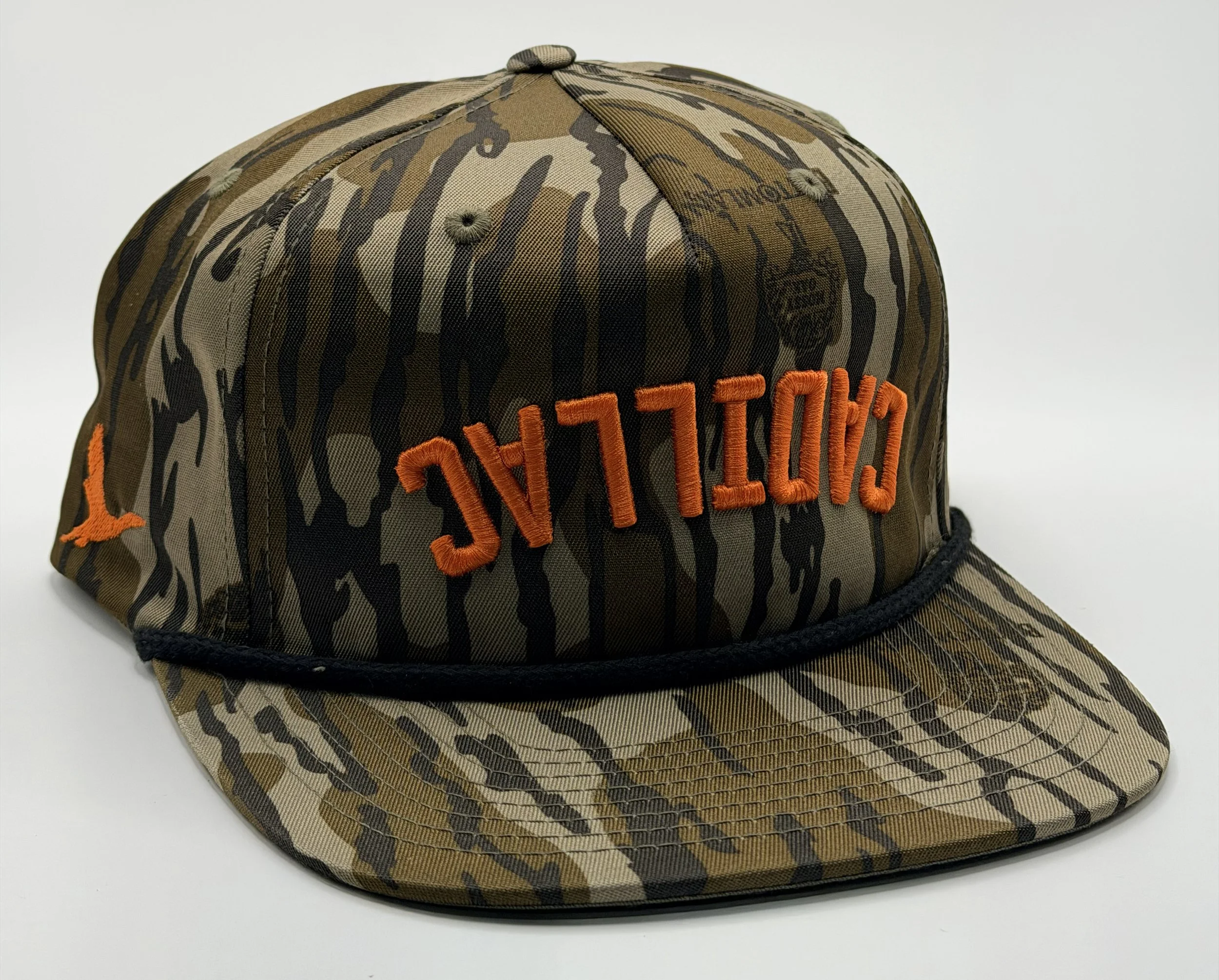 Cadillac Reverse Camo Retro Rope Cap
