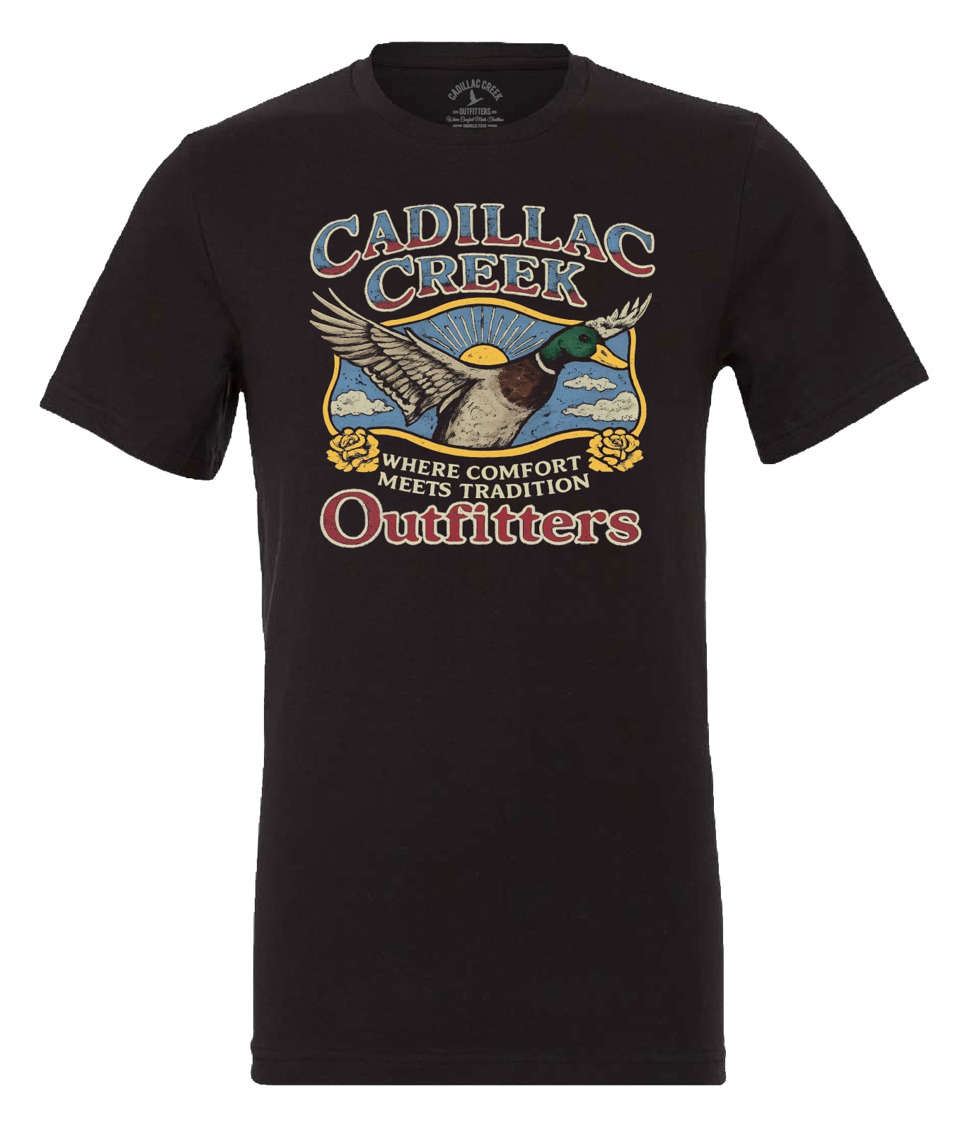 Cadillac Creek Ducks & Roses Tee