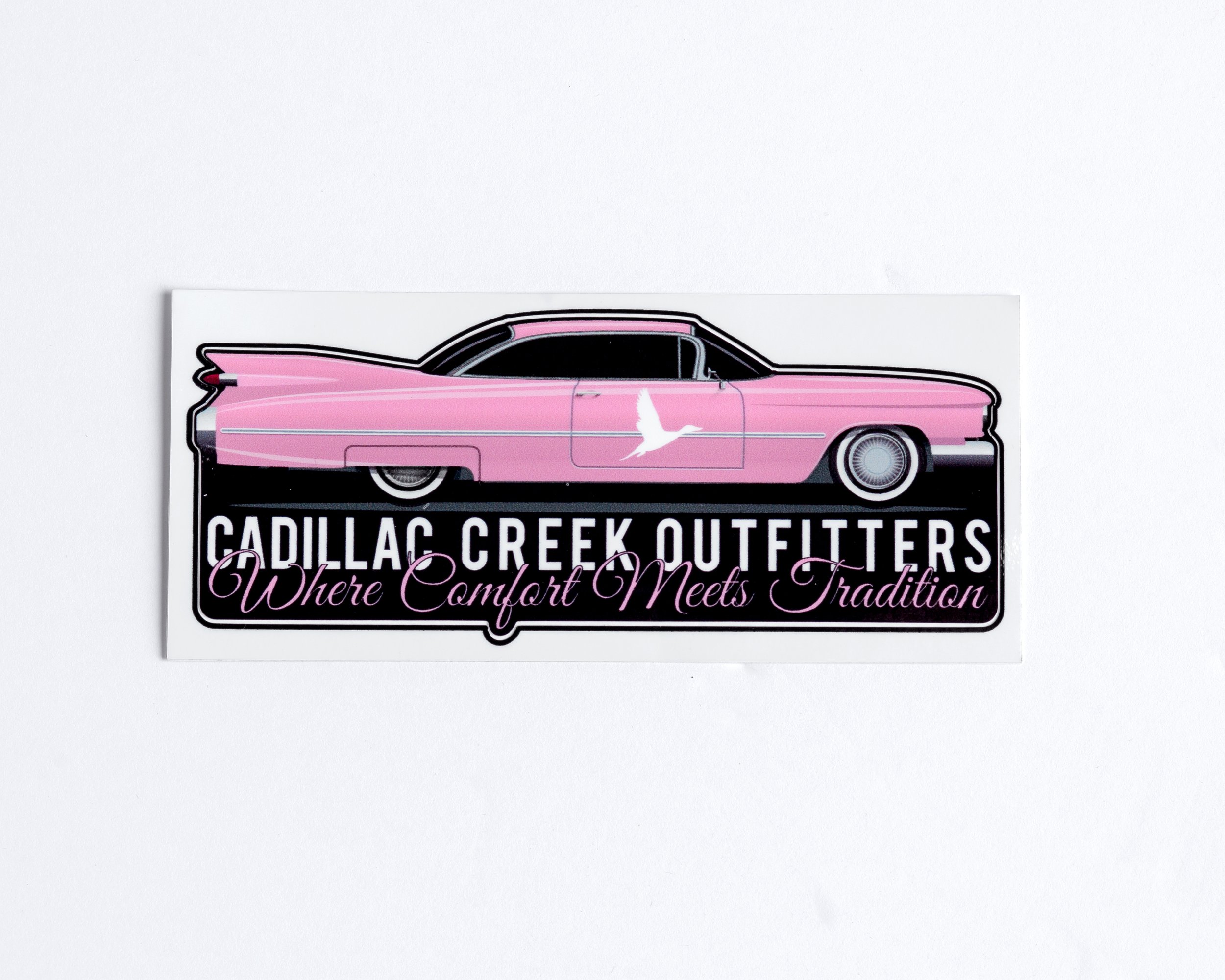 Pink Caddy Sticker