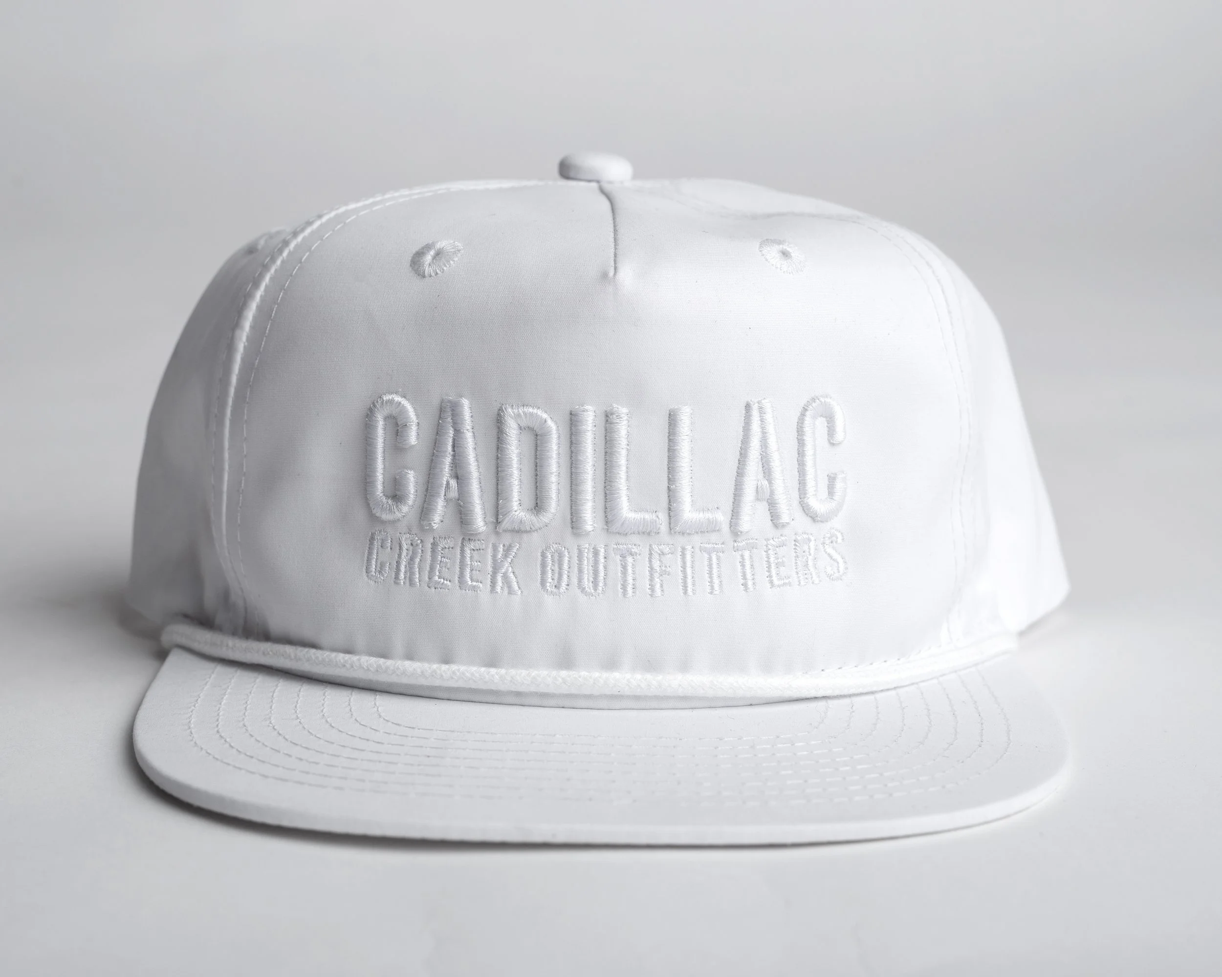 Retro Rope Cap - White/White - White