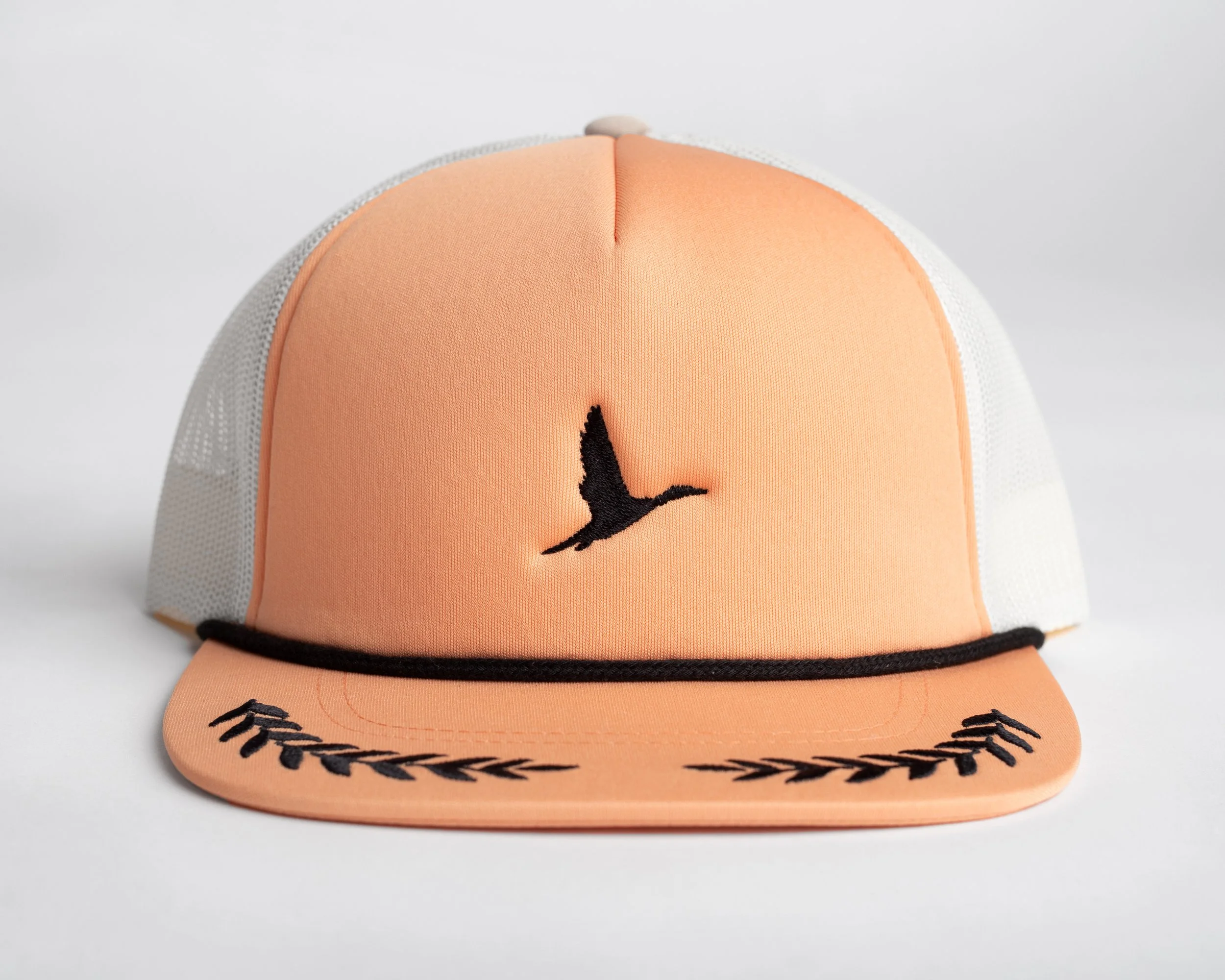 El Capitan Foam Trucker - Peach/Birch - Black