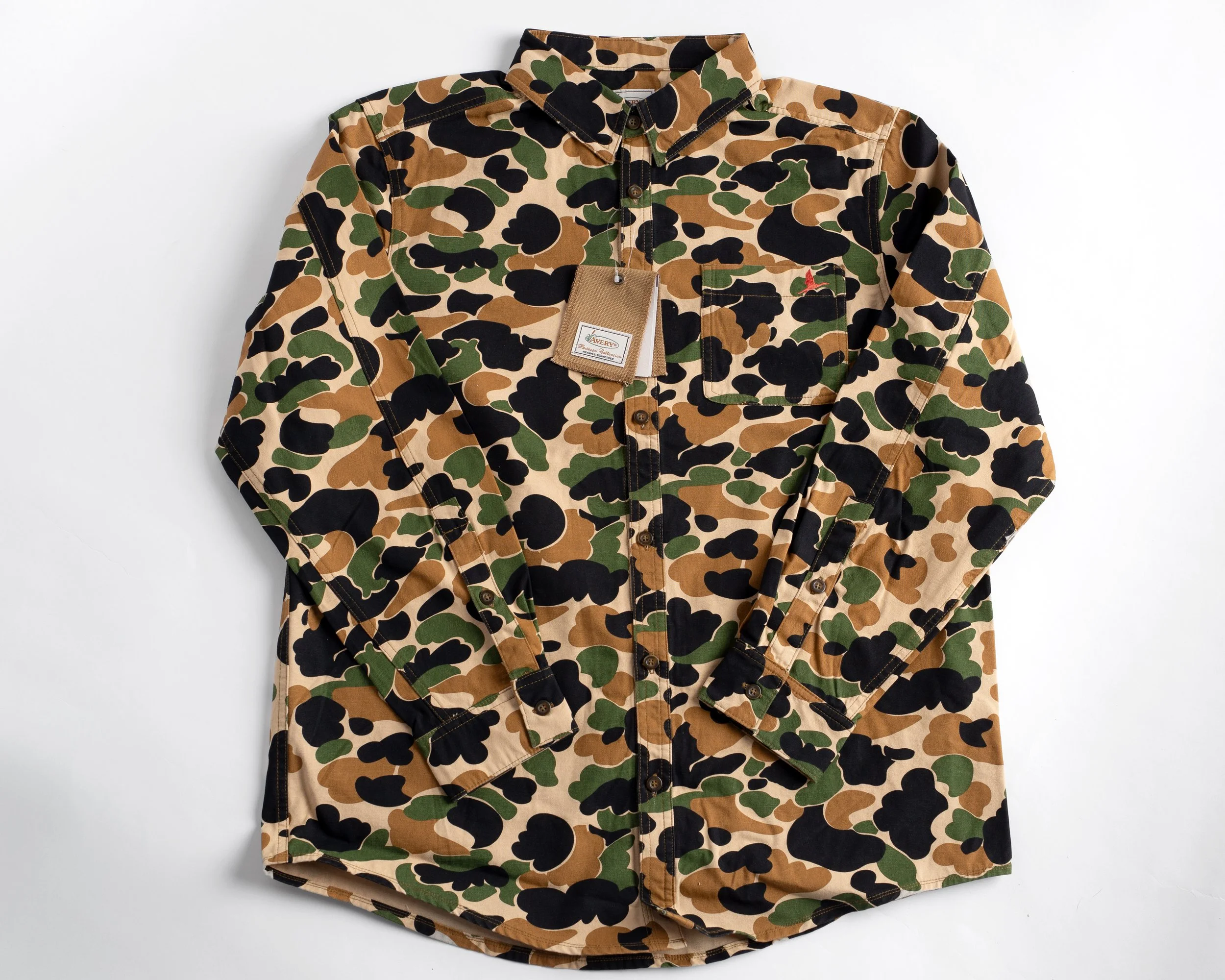 CCO x Avery Heritage Camo Button Down
