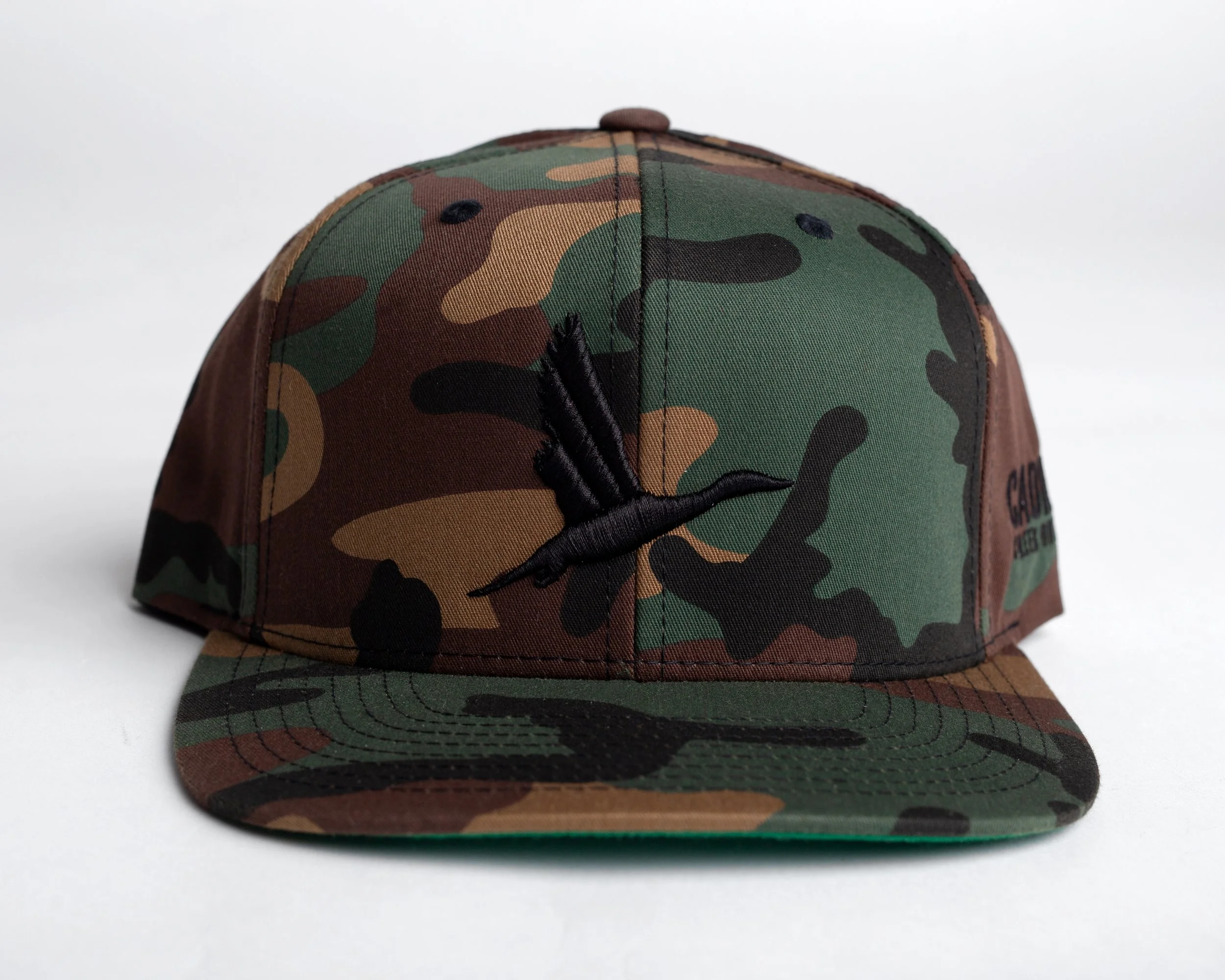 Camo Flat Bill Snap Back