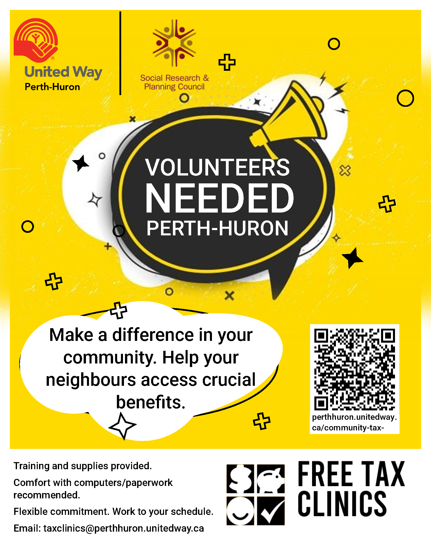 Free Tax Clinic- Volunteers Needed