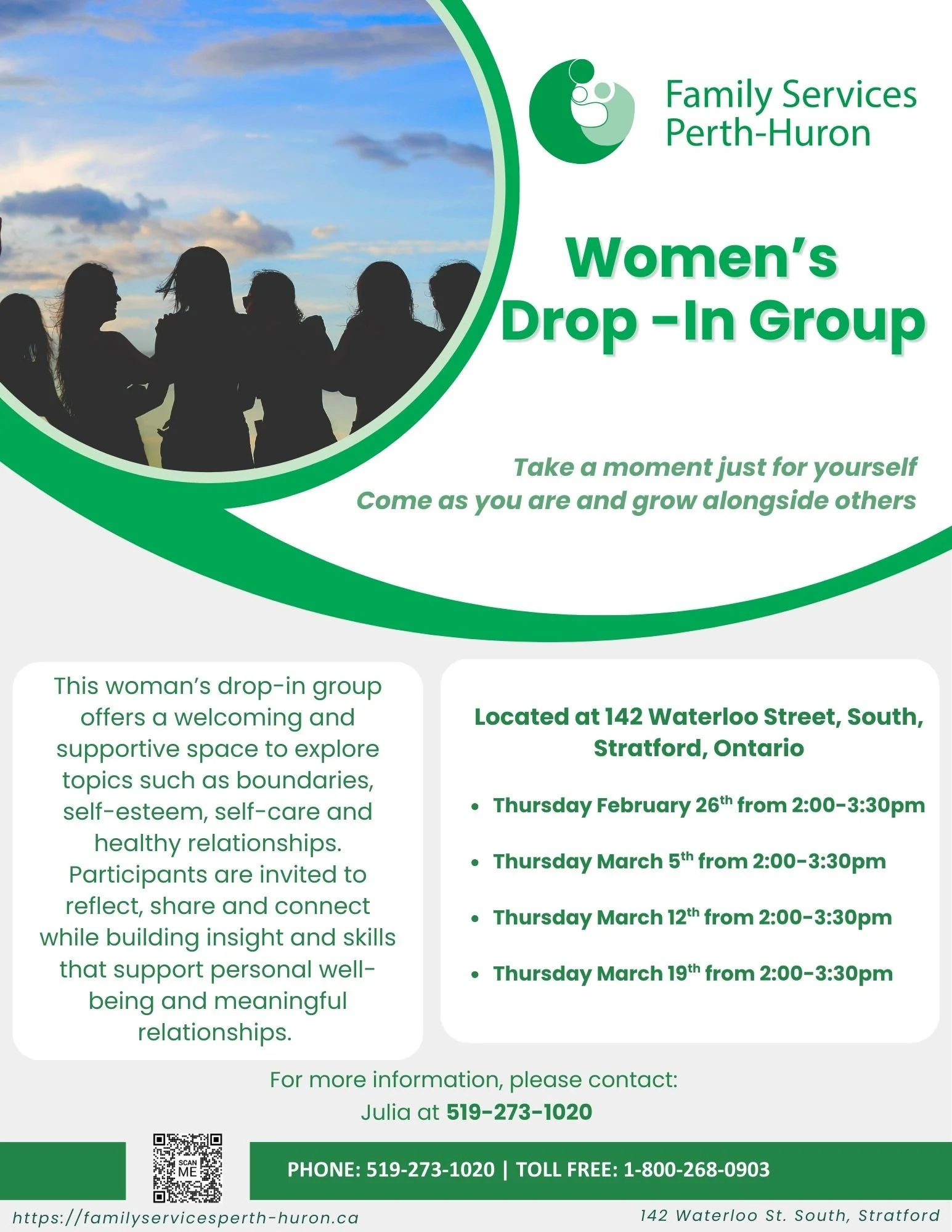 Family Services Perth-Huron Women's Drop-In Group