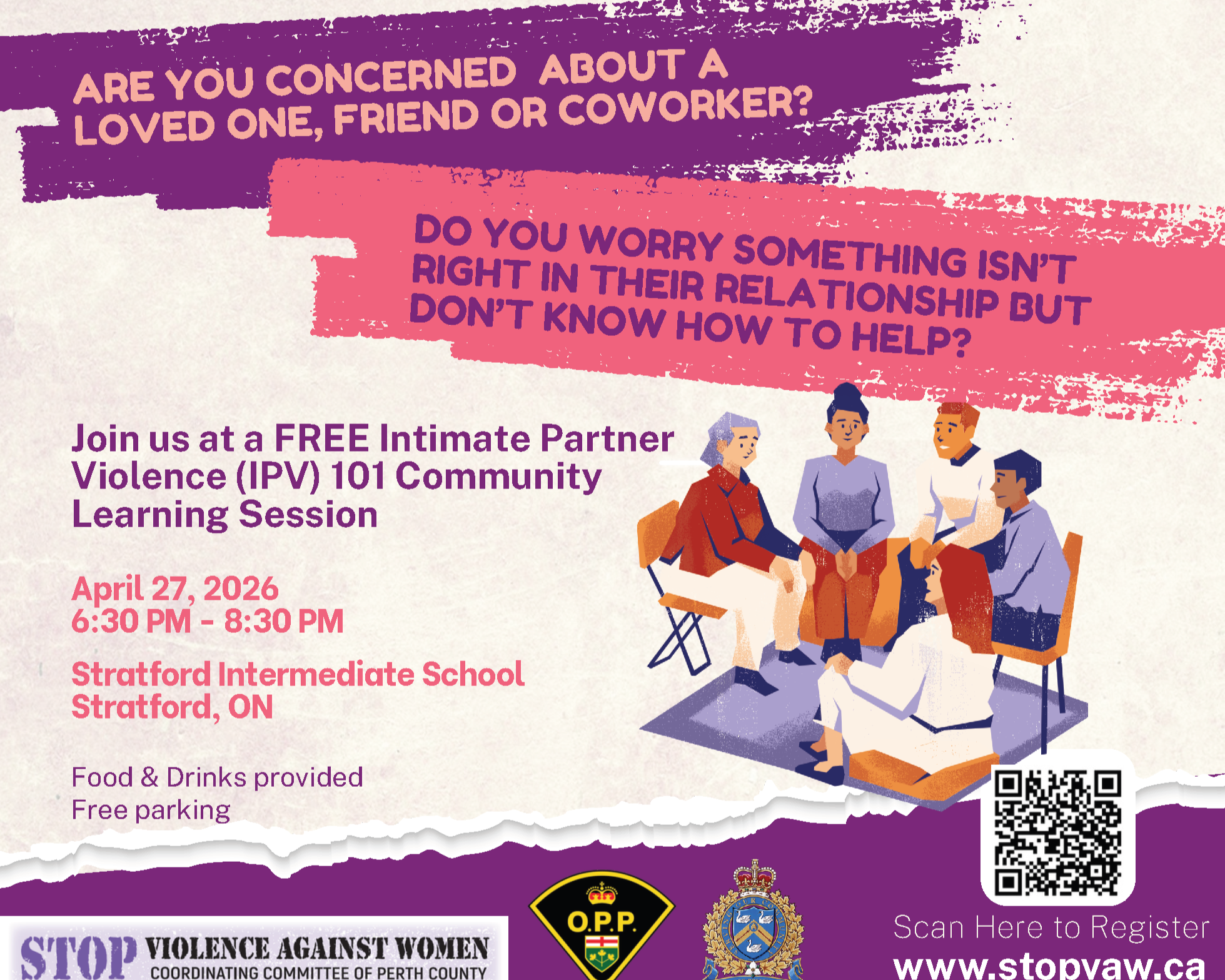 FREE Intimate Partner Violence (IPV) 101 Community Learning Session