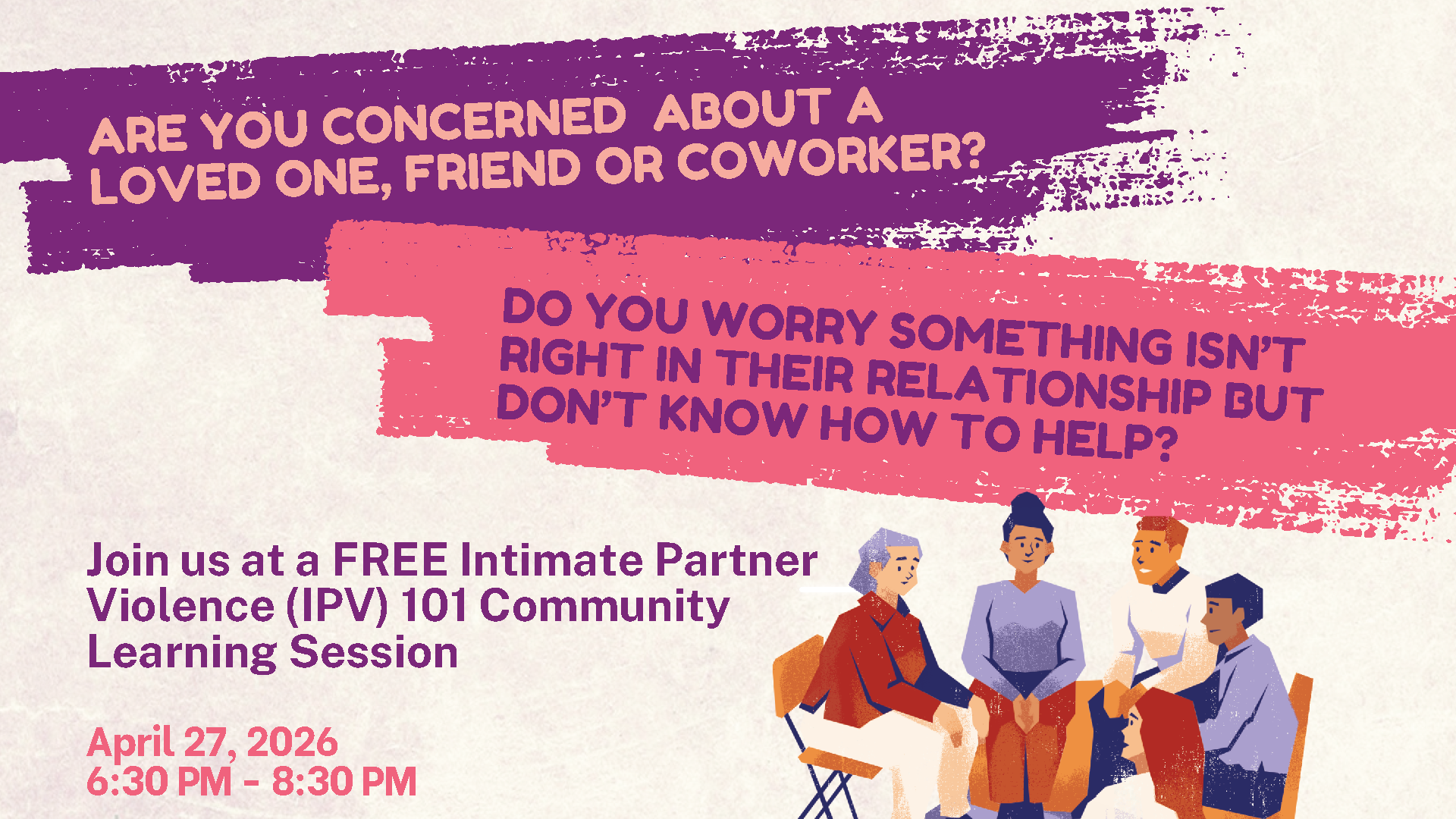 Intimate Partner Violence 101- Community Learning Session