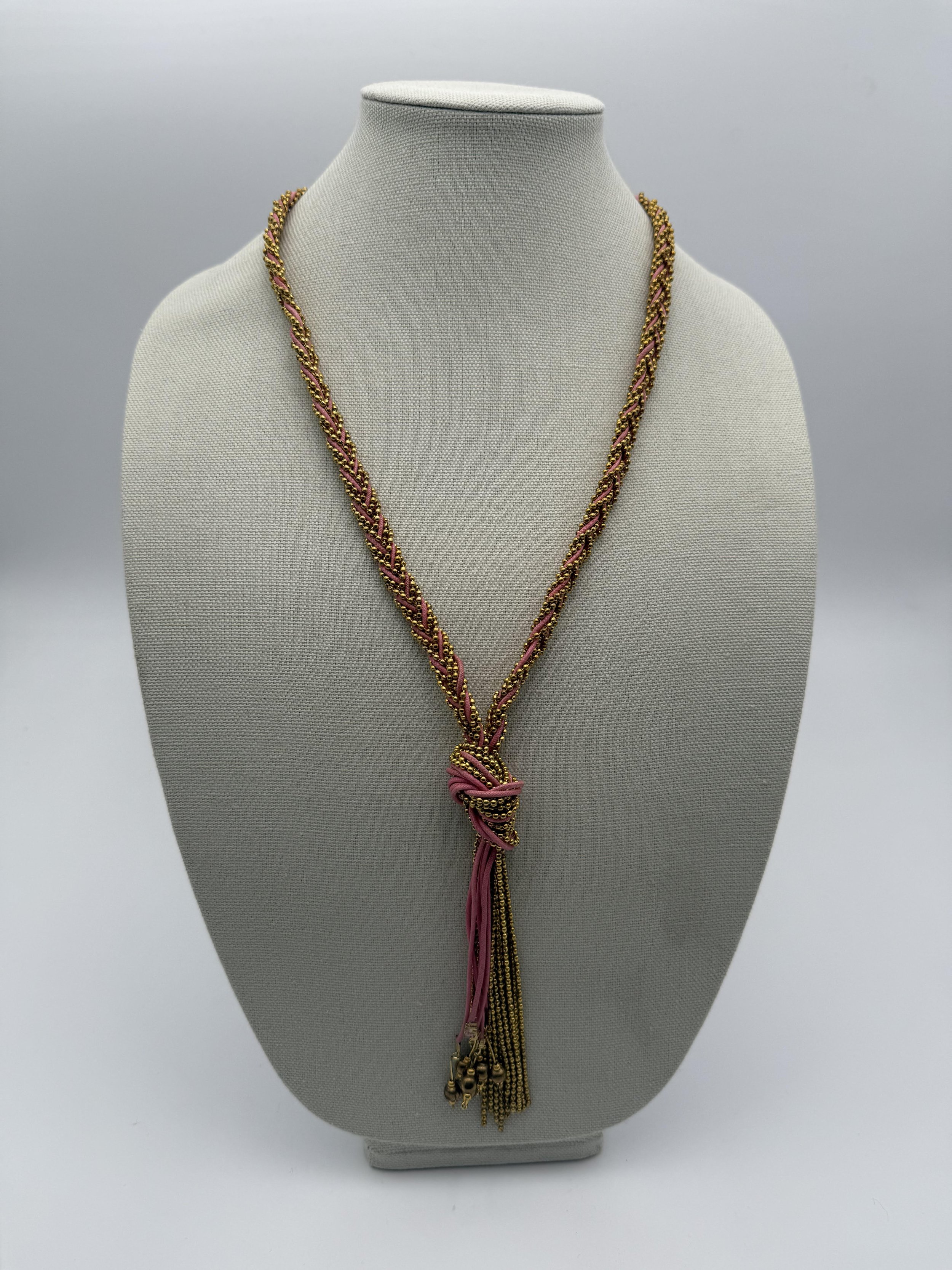 Made from Brass and Cotton String