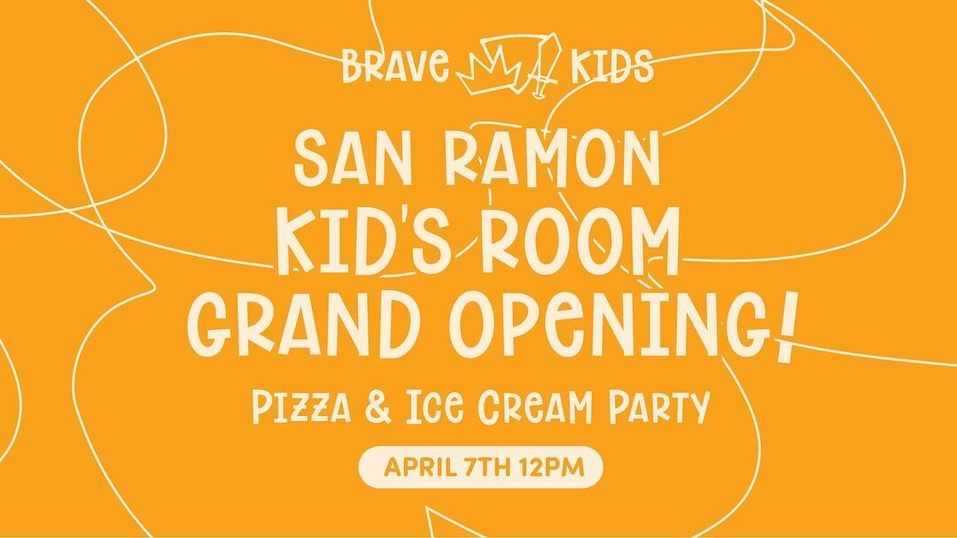 Join us tomorrow at 12 pm as we unveil the new grand opening of our Elementary Kids Space in San Ramon! We will have pizza and ice cream and all you need to bring is yourself!!!