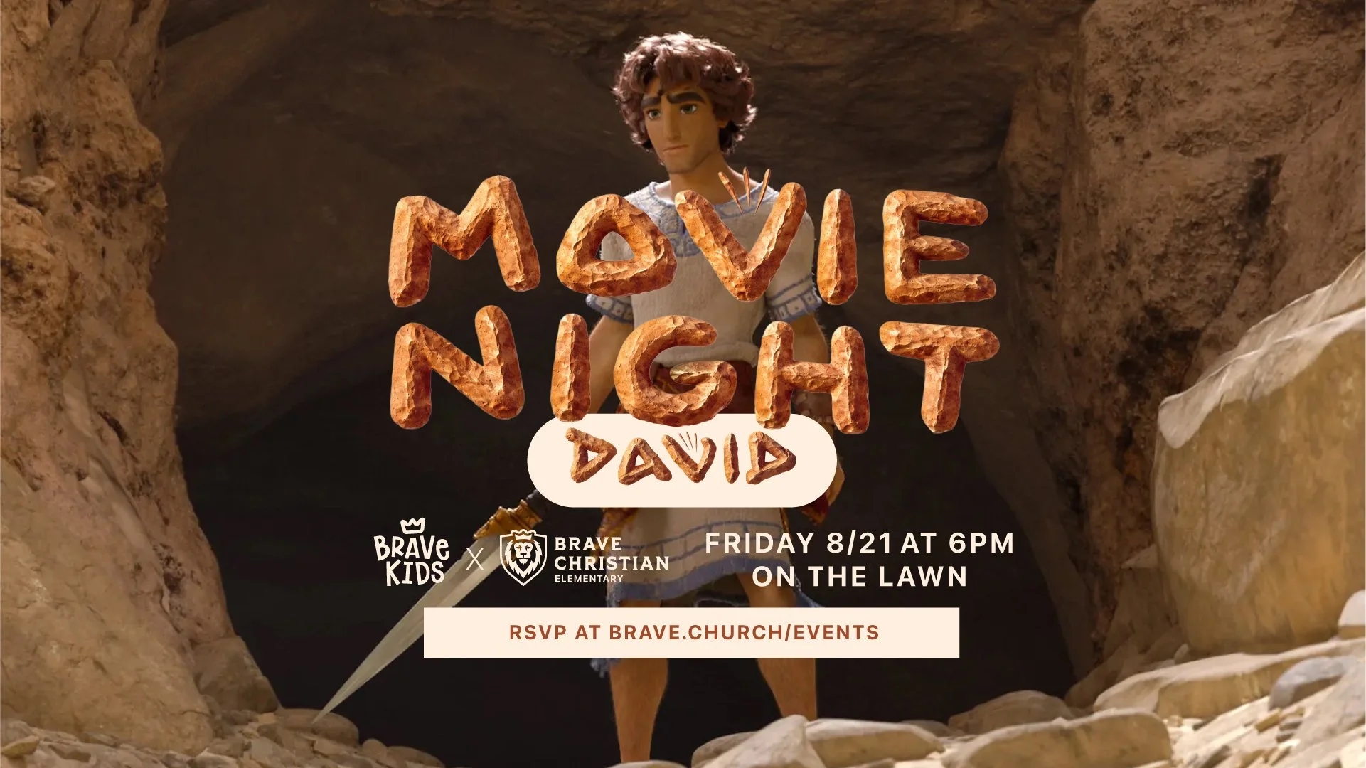 Brave Kids x Brave Christian Elementary Movie Night on the Lawn