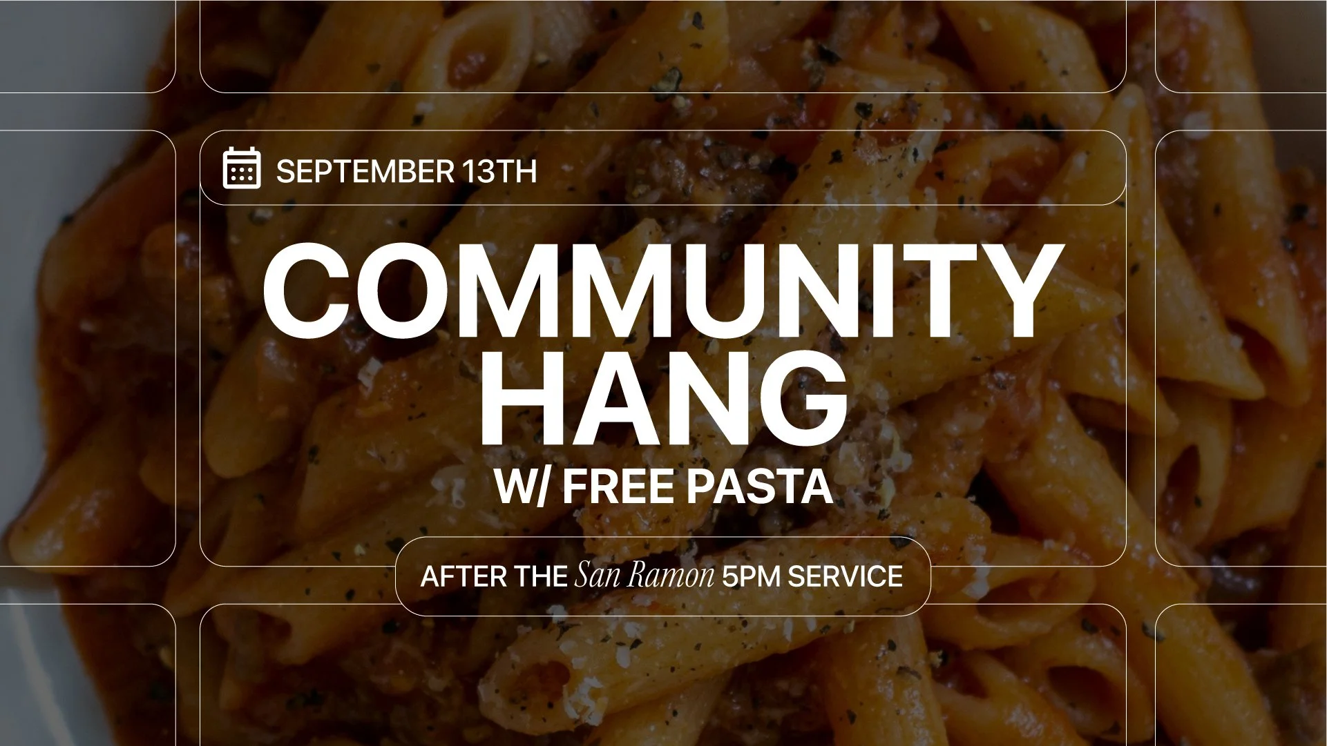 5PM Service Community Hang | San Ramon