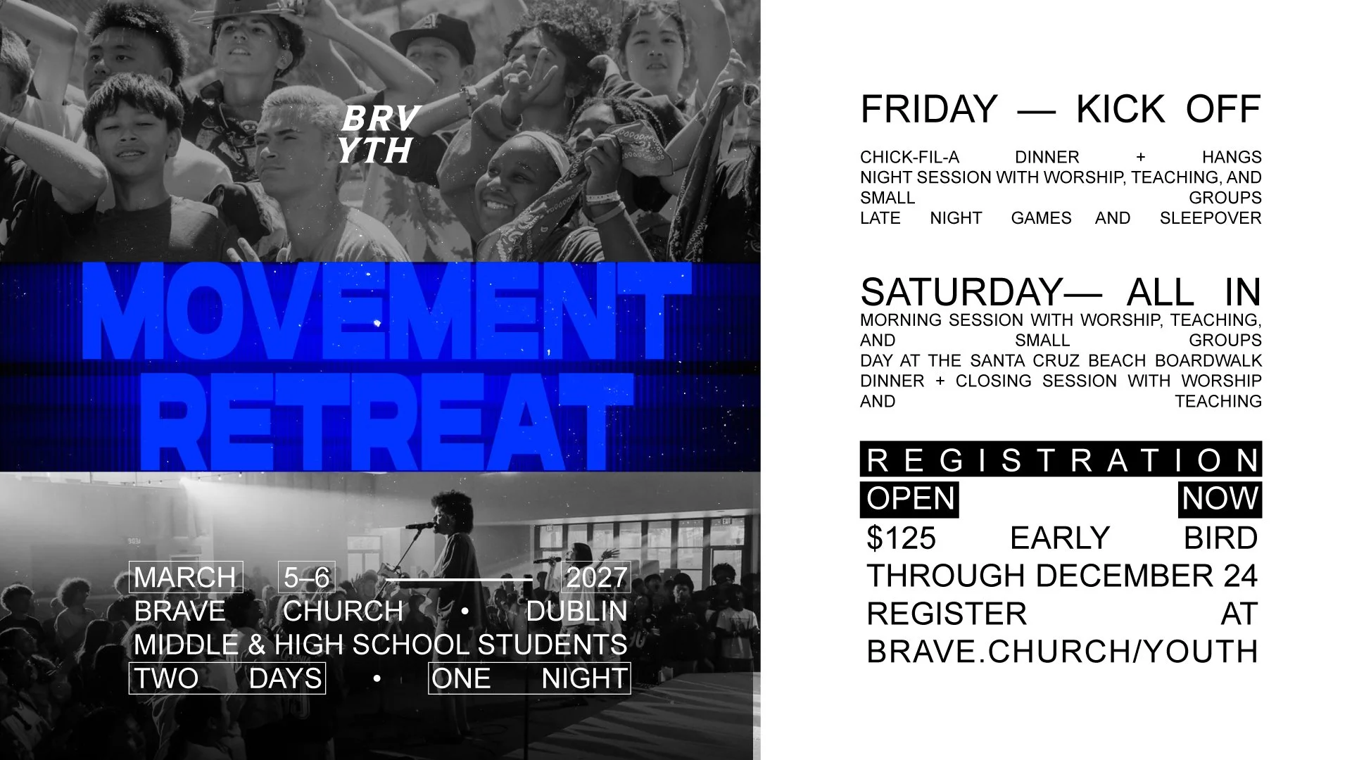 MOVEMENT RETREAT | BRAVE YOUTH