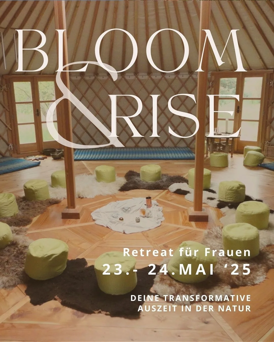 BLOOM &amp; RISE Frauen-Retreat 23.5. - 24.05.2025

Deine transformative Reise zusammen mit deinen Schwestern. 🫶🏼

Sch&ouml;ne Schwester, wir laden dich von Herzen ein. In deine Auszeit, die es dir erm&ouml;glicht, dein wahres Sein zu erfahren, tie