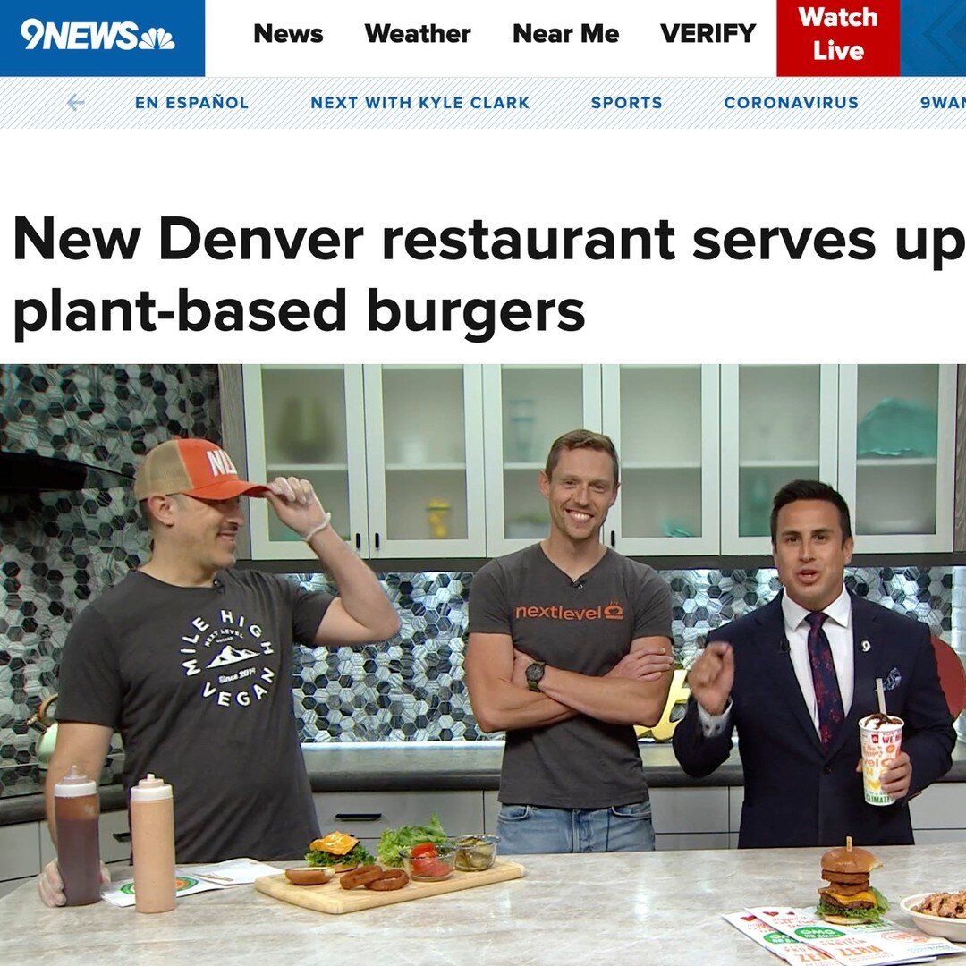 Thanks so much @9newsdenver for giving us the opportunity to talk about all thing plant-based and for a rockin' good time on set. Link in Bio&mdash;be sure and watch! 
.
.
.
.
#9newsdenver #plantbasednews #vegannews #denvervegan #nongmo #organic