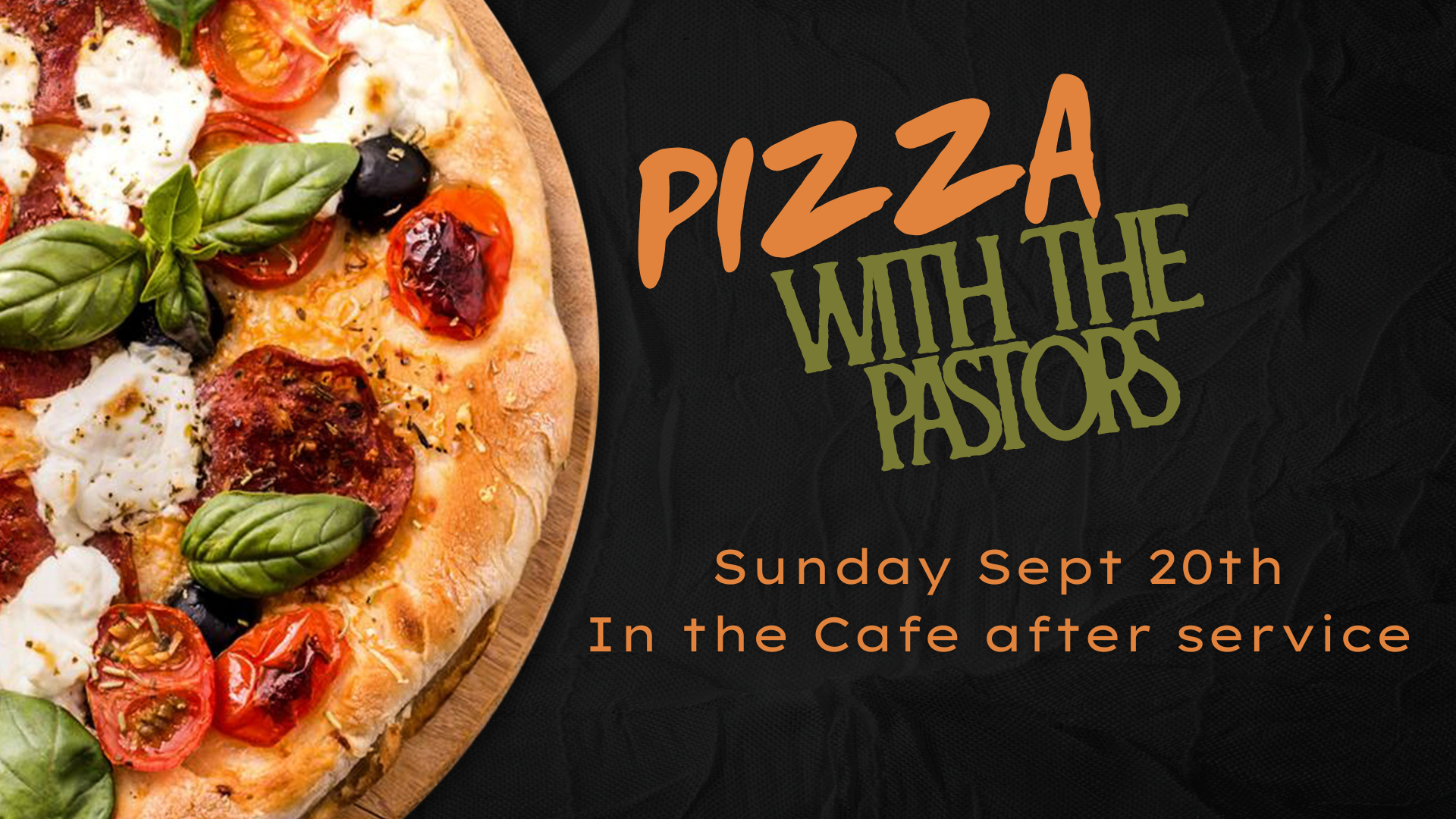 Pizza with the Pastors
