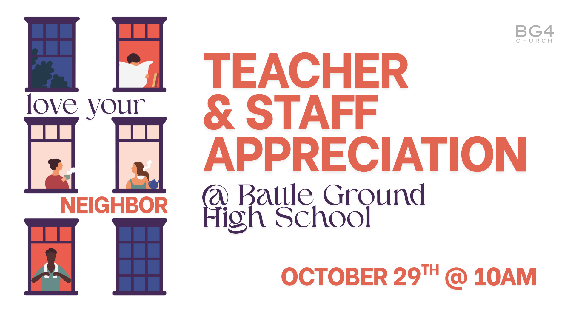 Teacher & Staff Appreciation at BGHS