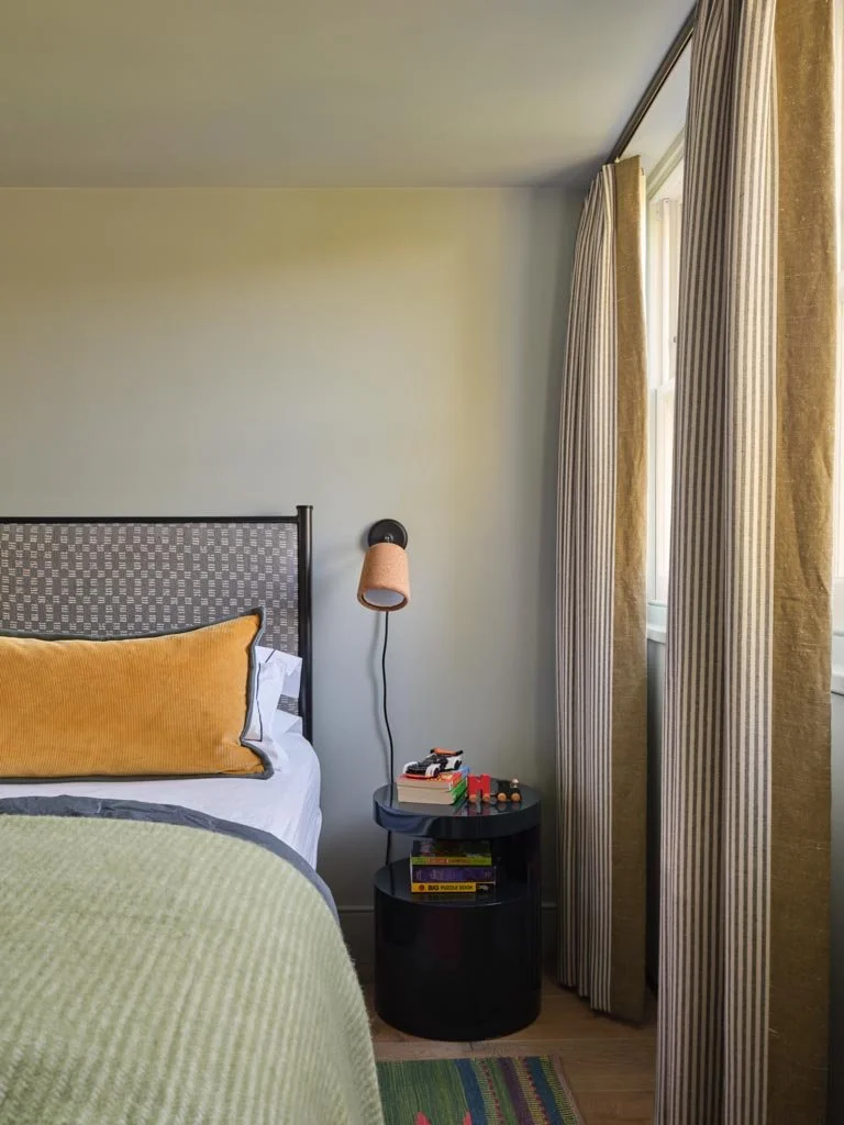 Contemporary bedroom design in luxury London residence