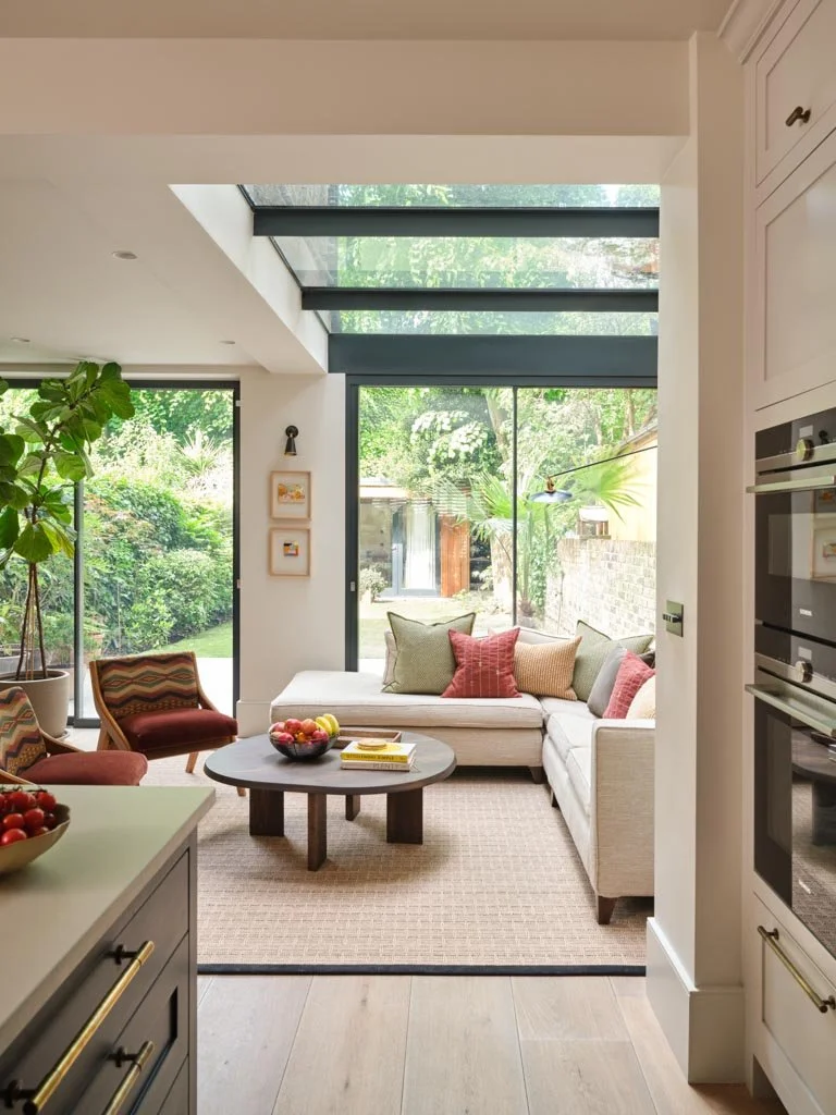 Light-filled kitchen with tailored joinery and soft neutral palette